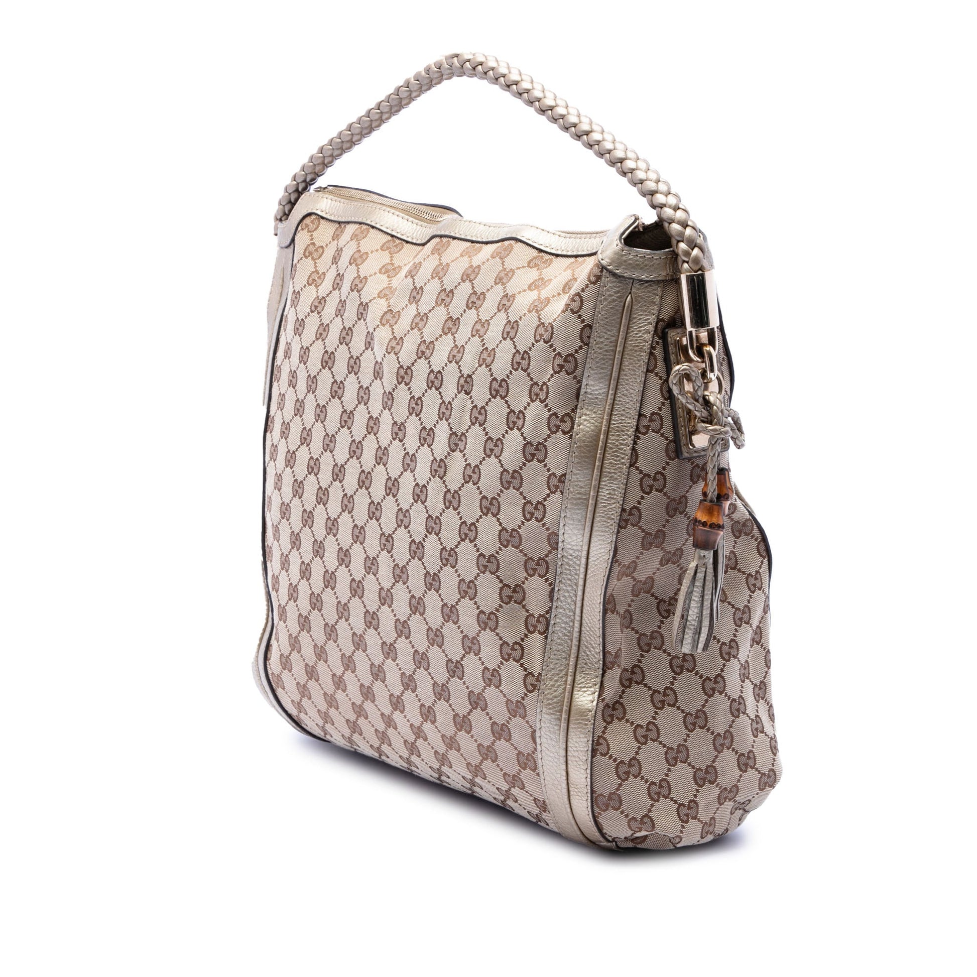 Gucci Large GG Canvas Bella Tote