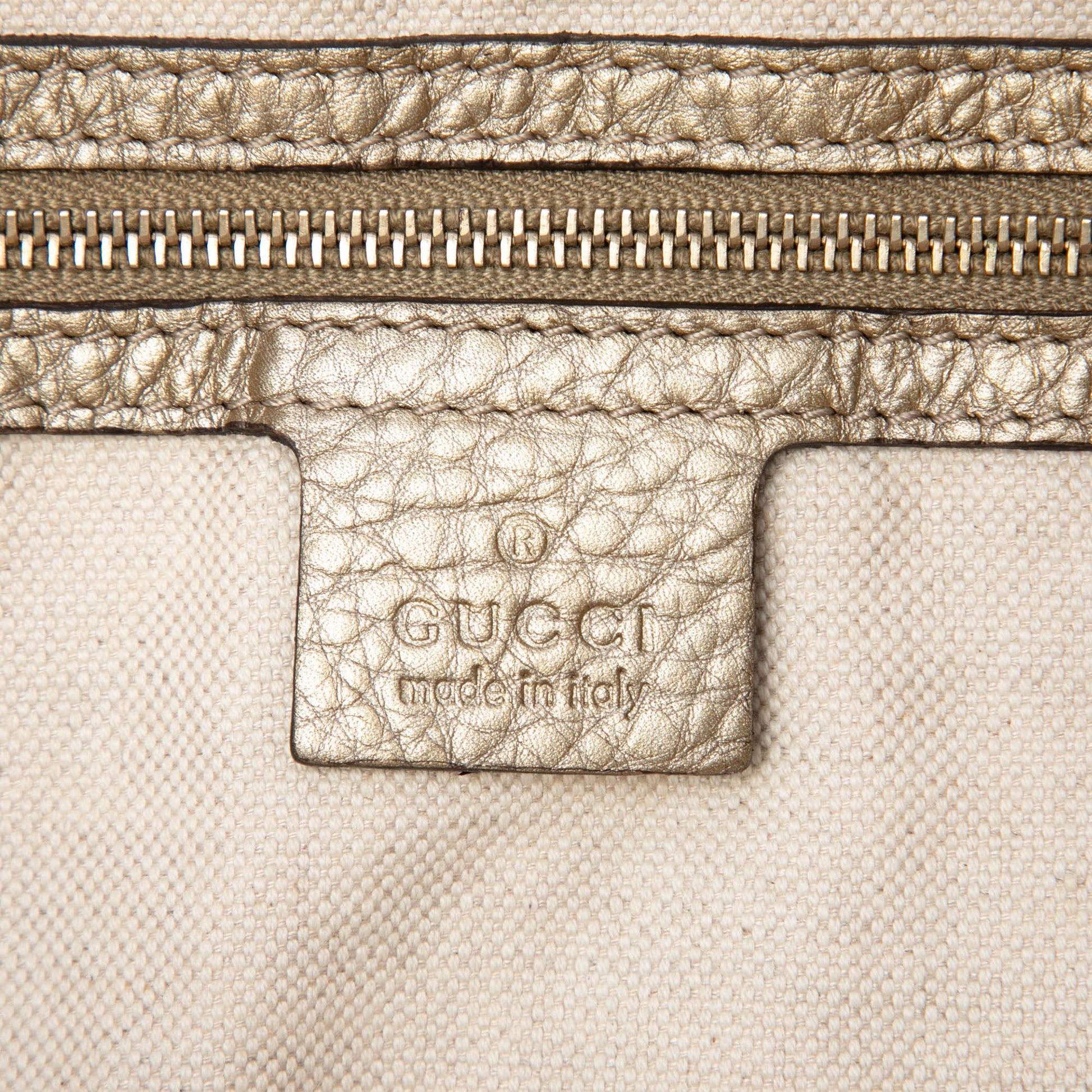 Gucci Large GG Canvas Bella Tote