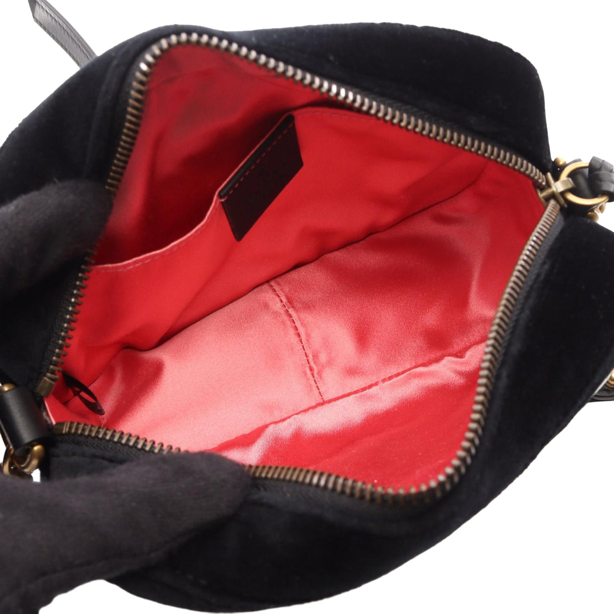 Gucci Mini GG Marmont Crystal Embellished Matelasse Velvet Crossbody
