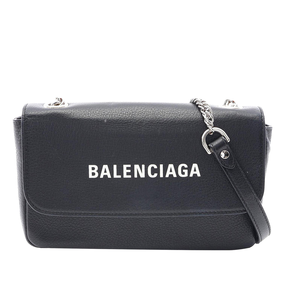 Balenciaga Leather Everyday Wallet on Chain