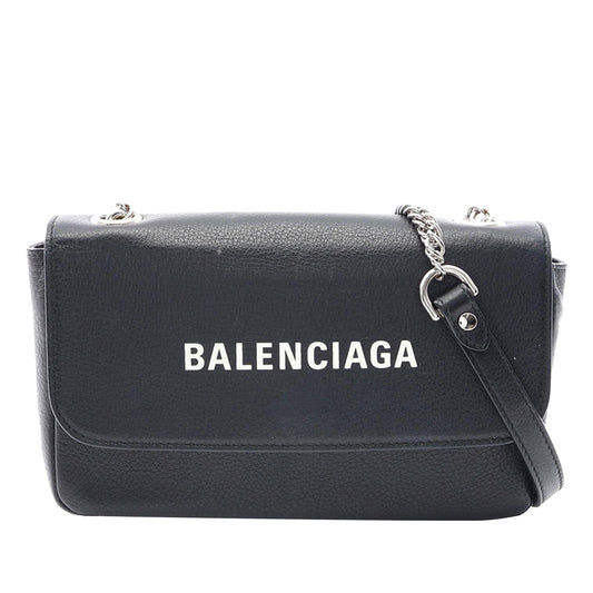 Balenciaga Leather Everyday Wallet on Chain