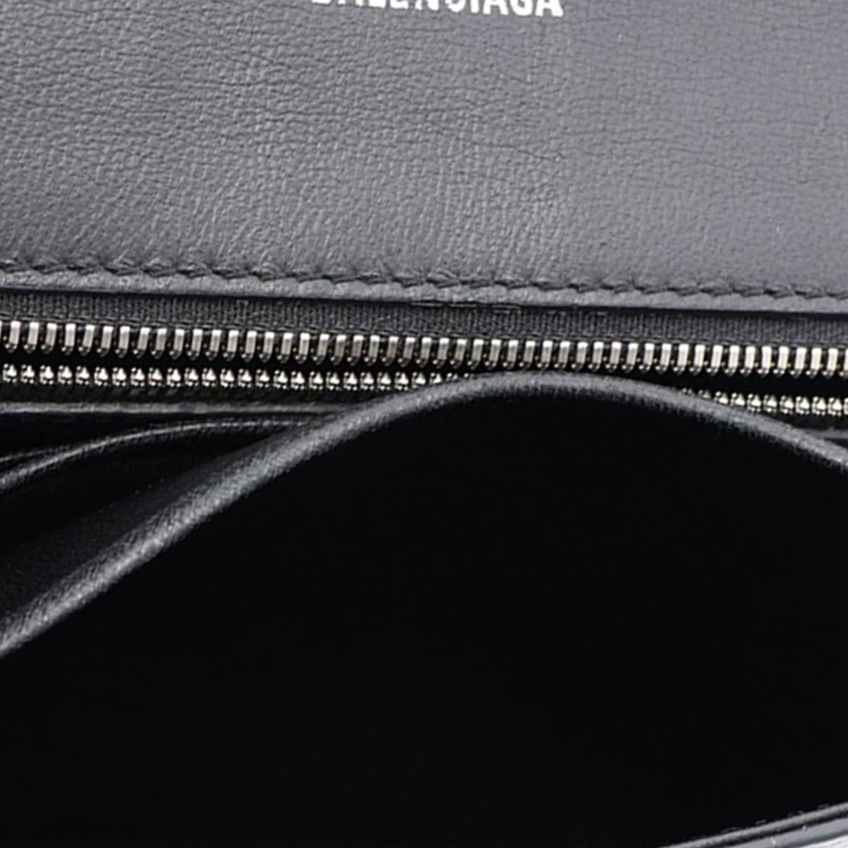 Balenciaga Leather Everyday Wallet on Chain