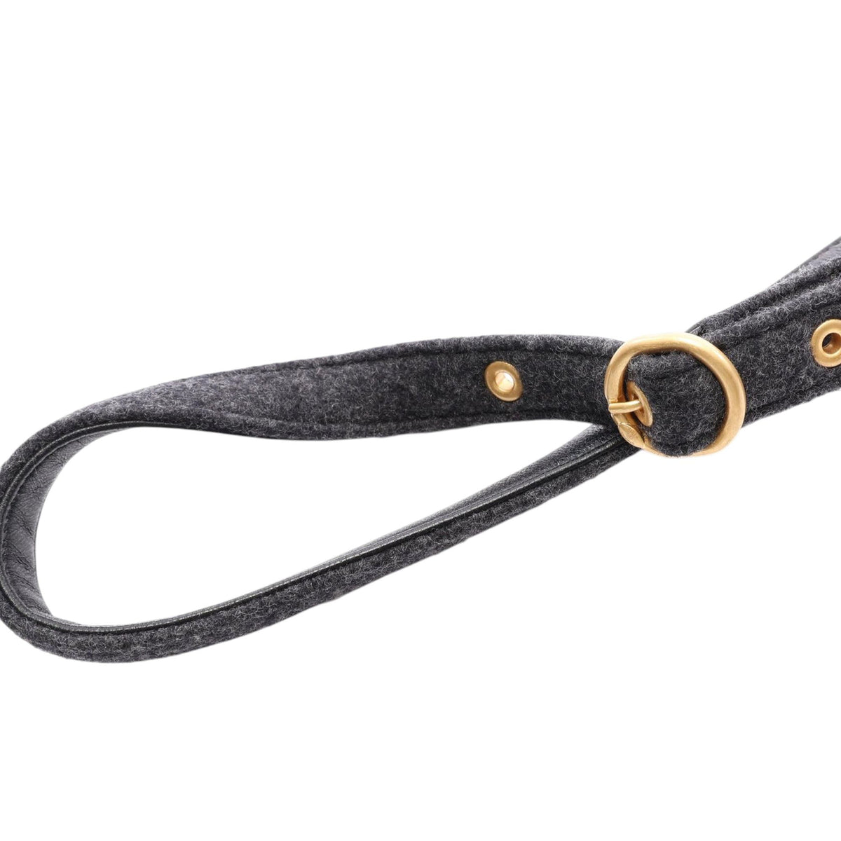 Chanel Small CC Quilted Felt Flap — Gray