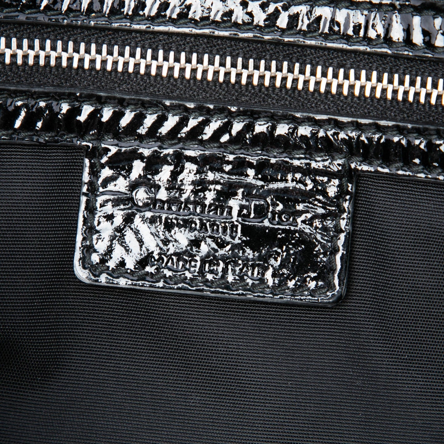 Dior Large Patent Cannage Lady Dior Soft Shopping Tote