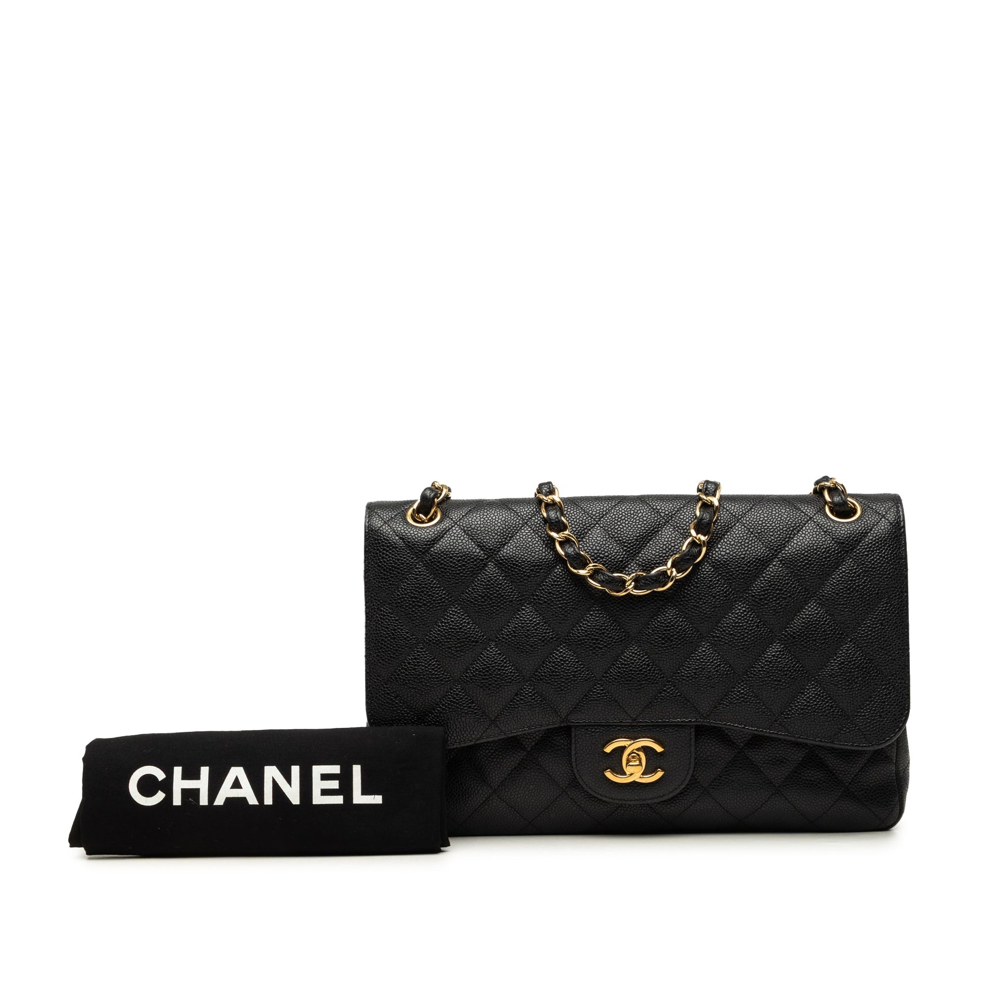 Chanel Jumbo Classic Caviar Double Flap