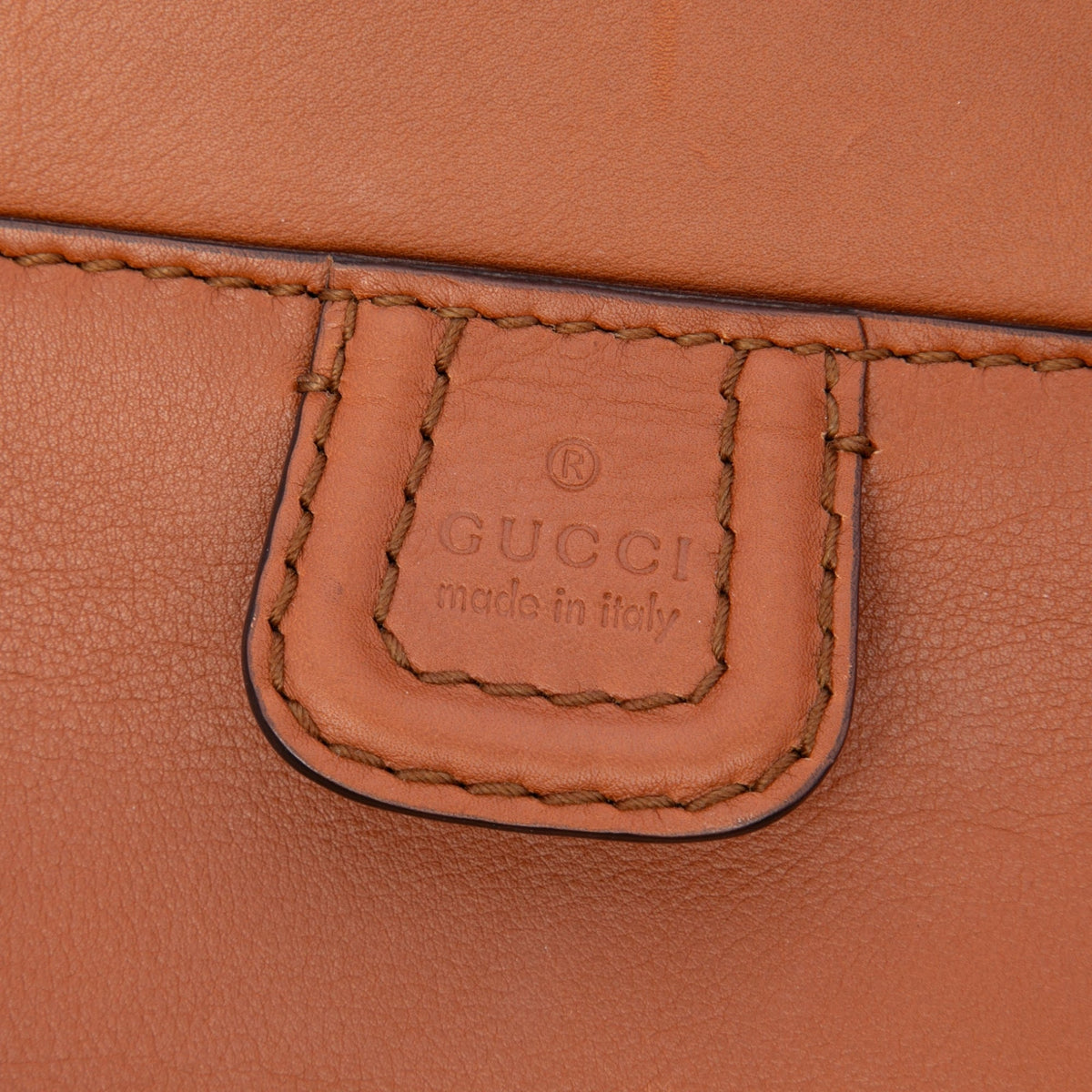 Gucci Medium Calfskin Bold Bamboo Top Handle Bag