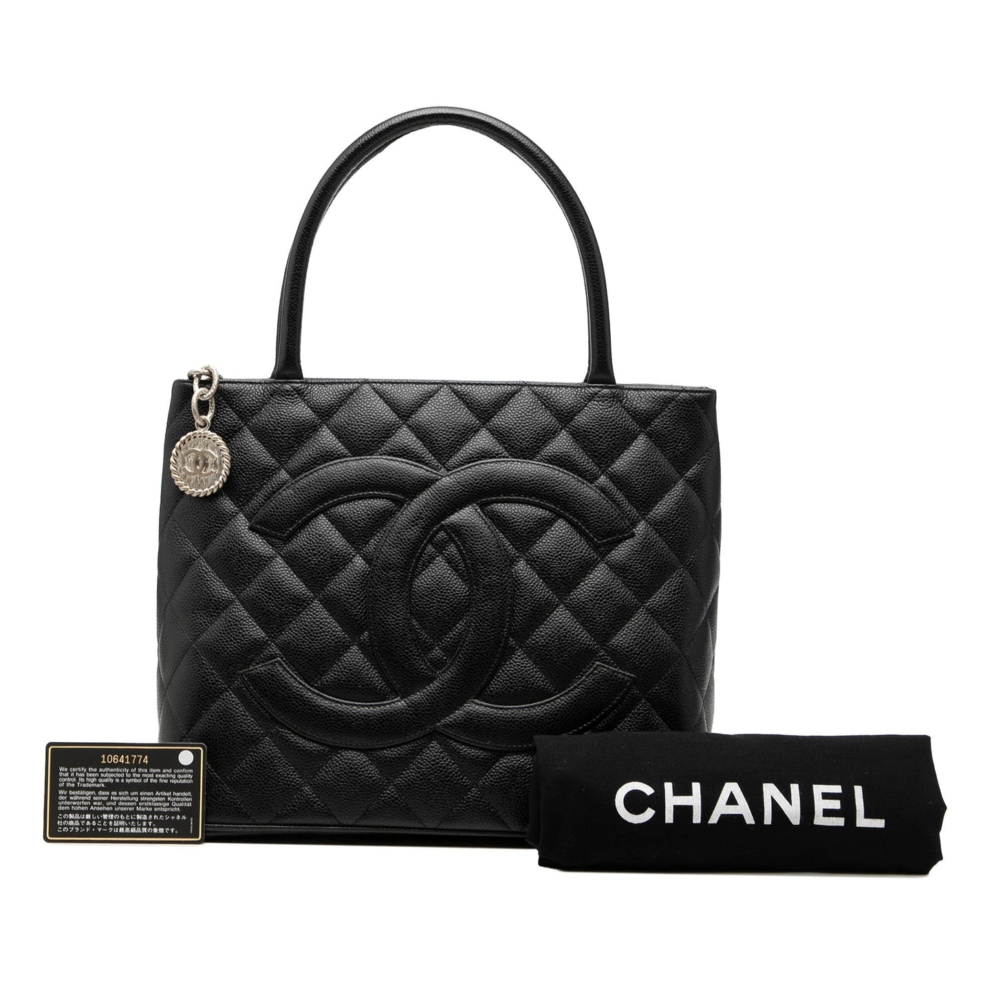 Chanel Caviar Medallion Tote