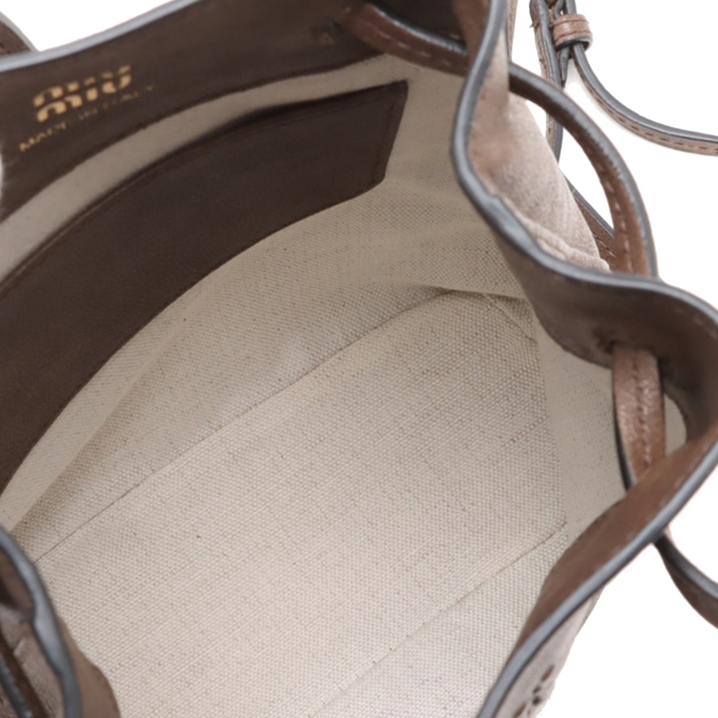 Miu Miu Nappa Bucket Bag
