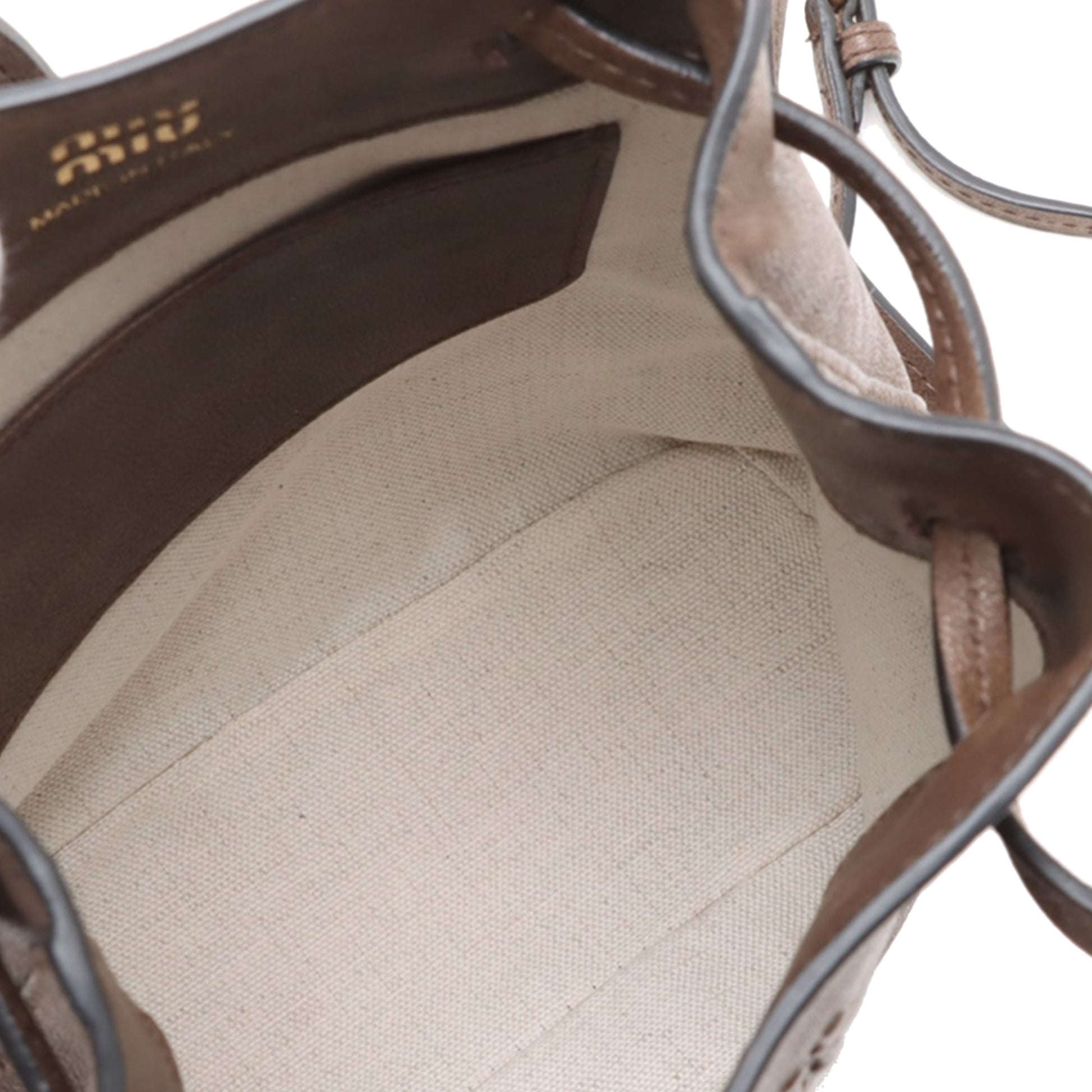 Miu Miu Nappa Bucket Bag