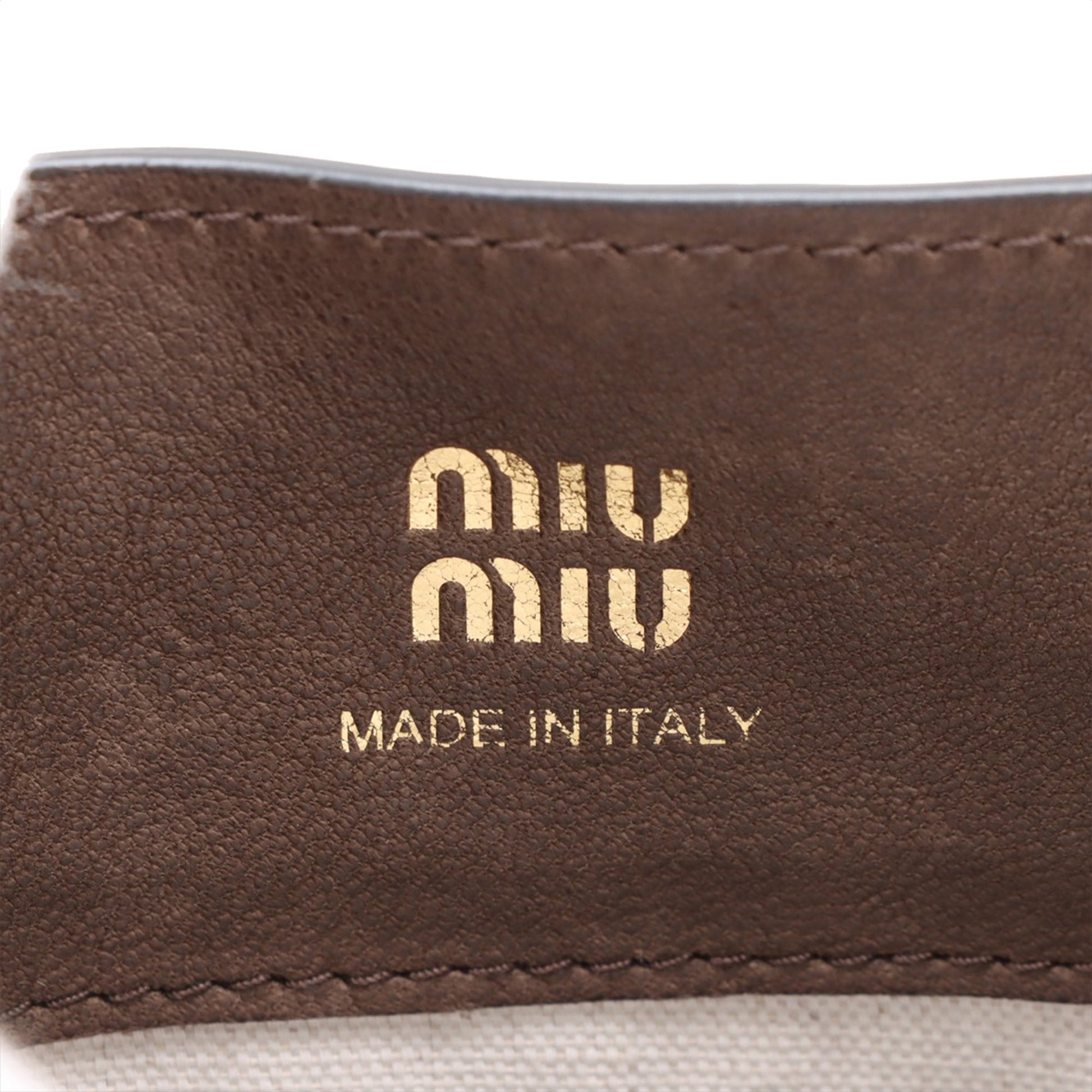 Miu Miu Nappa Bucket Bag