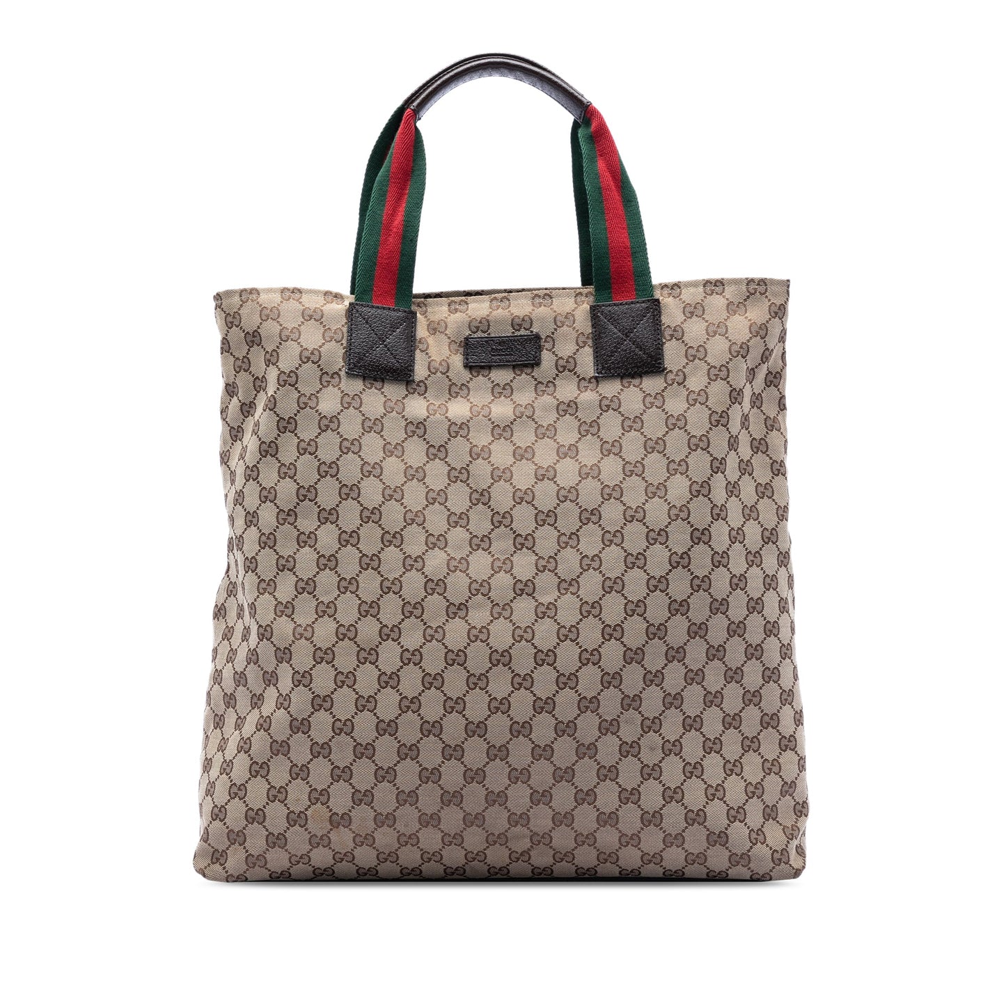 Gucci GG Canvas Web Vertical Tote