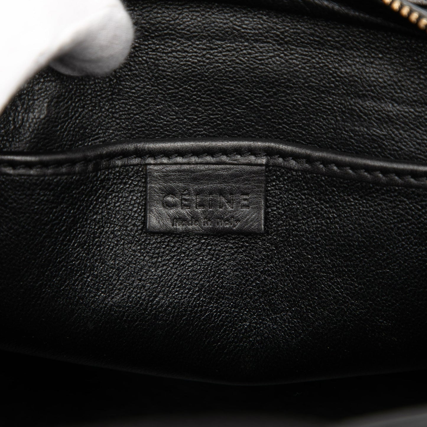 Celine Nano Tricolor Calfskin and Suede Luggage Tote