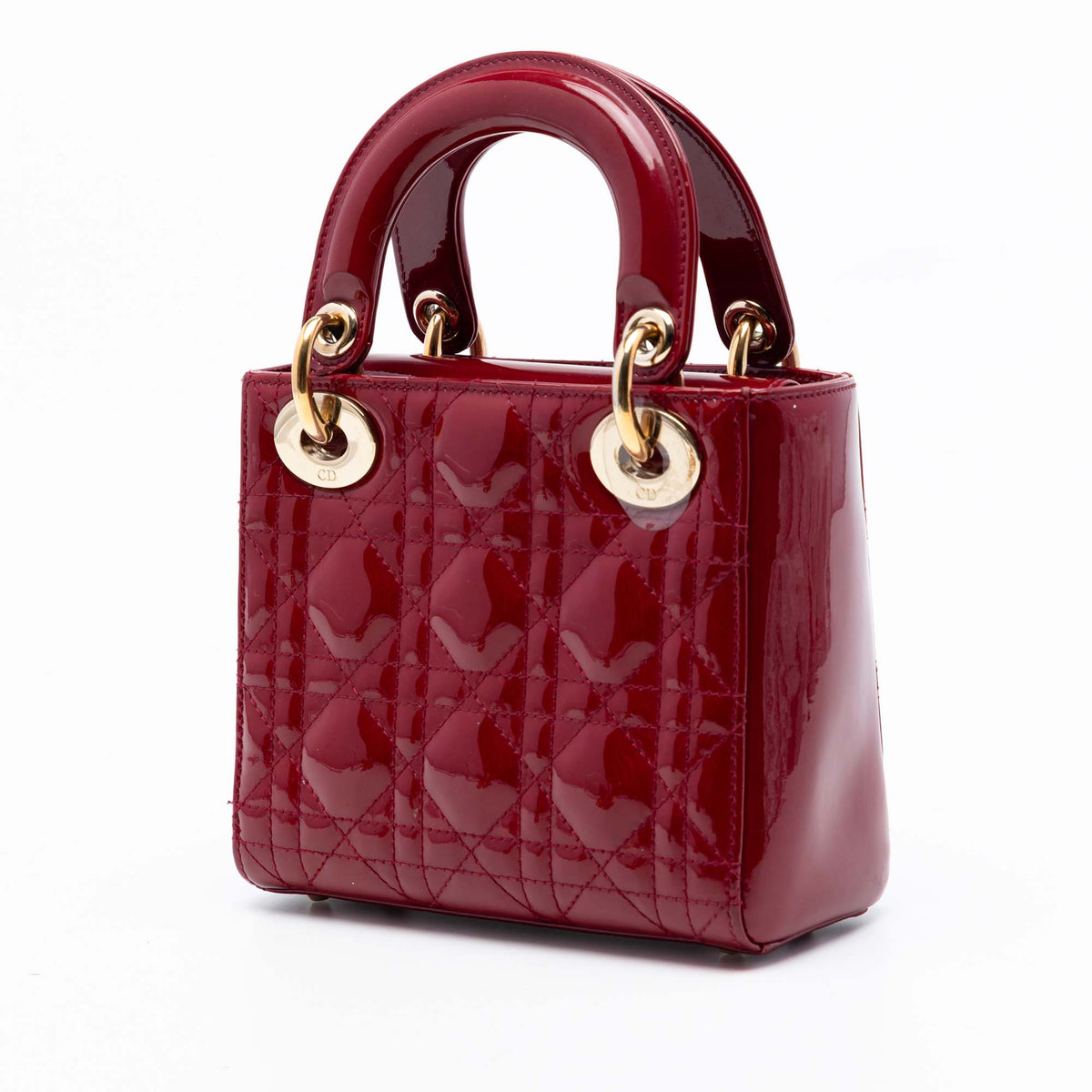 Dior Mini Patent Cannage Lady Dior