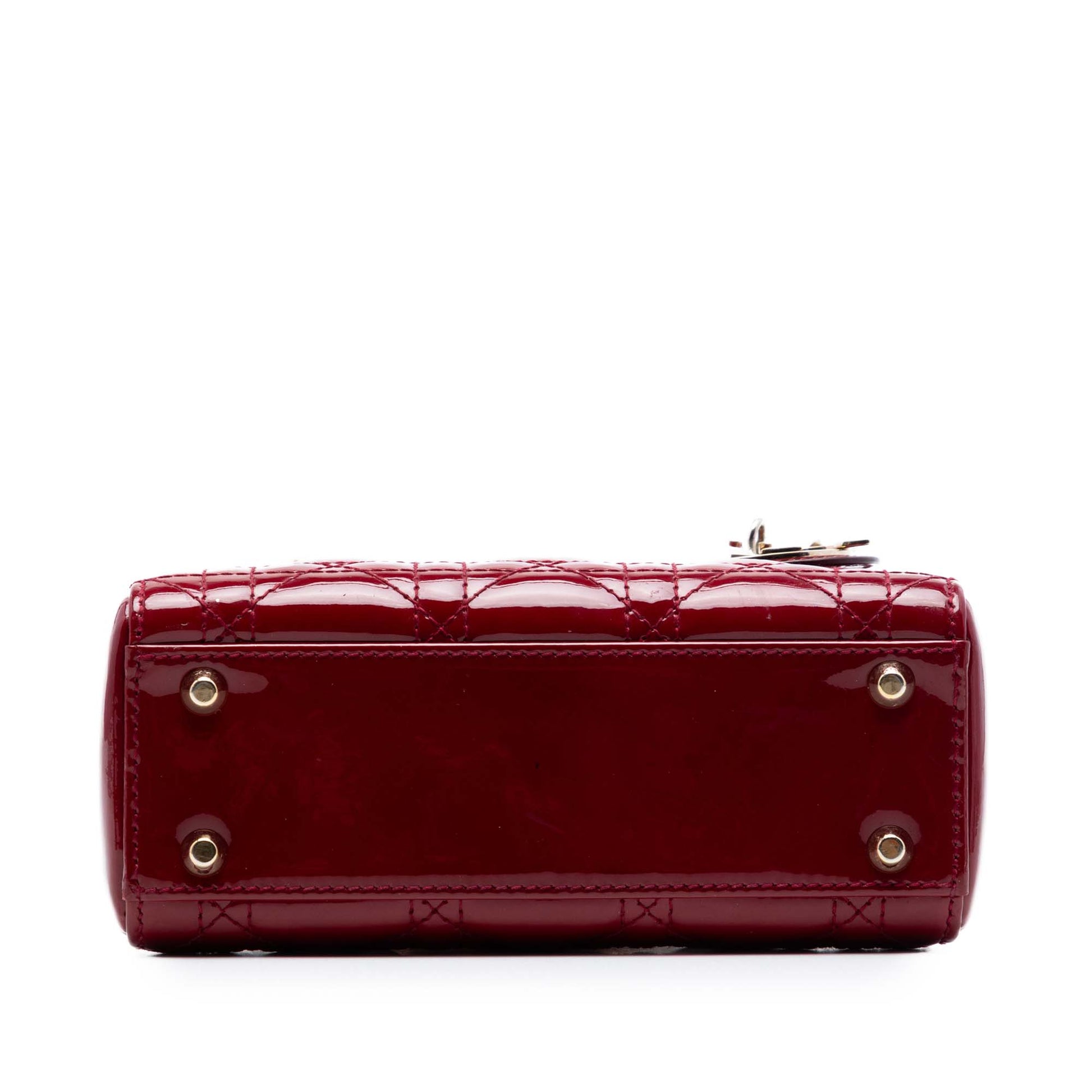 Dior Mini Patent Cannage Lady Dior