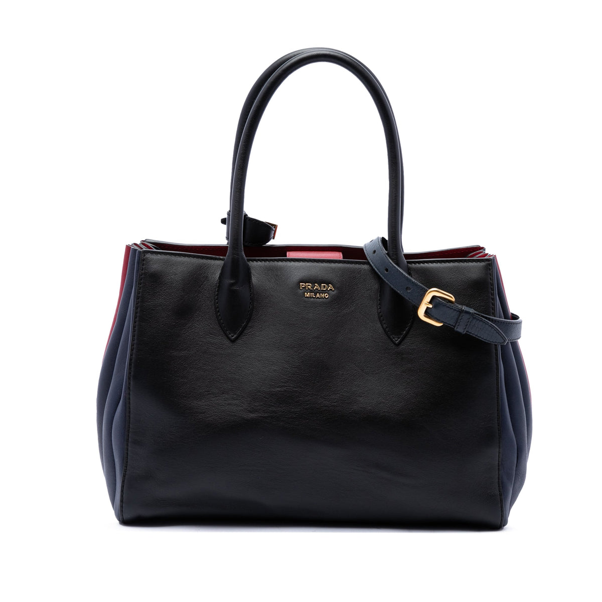 Prada City Calf Bibliotheque Satchel