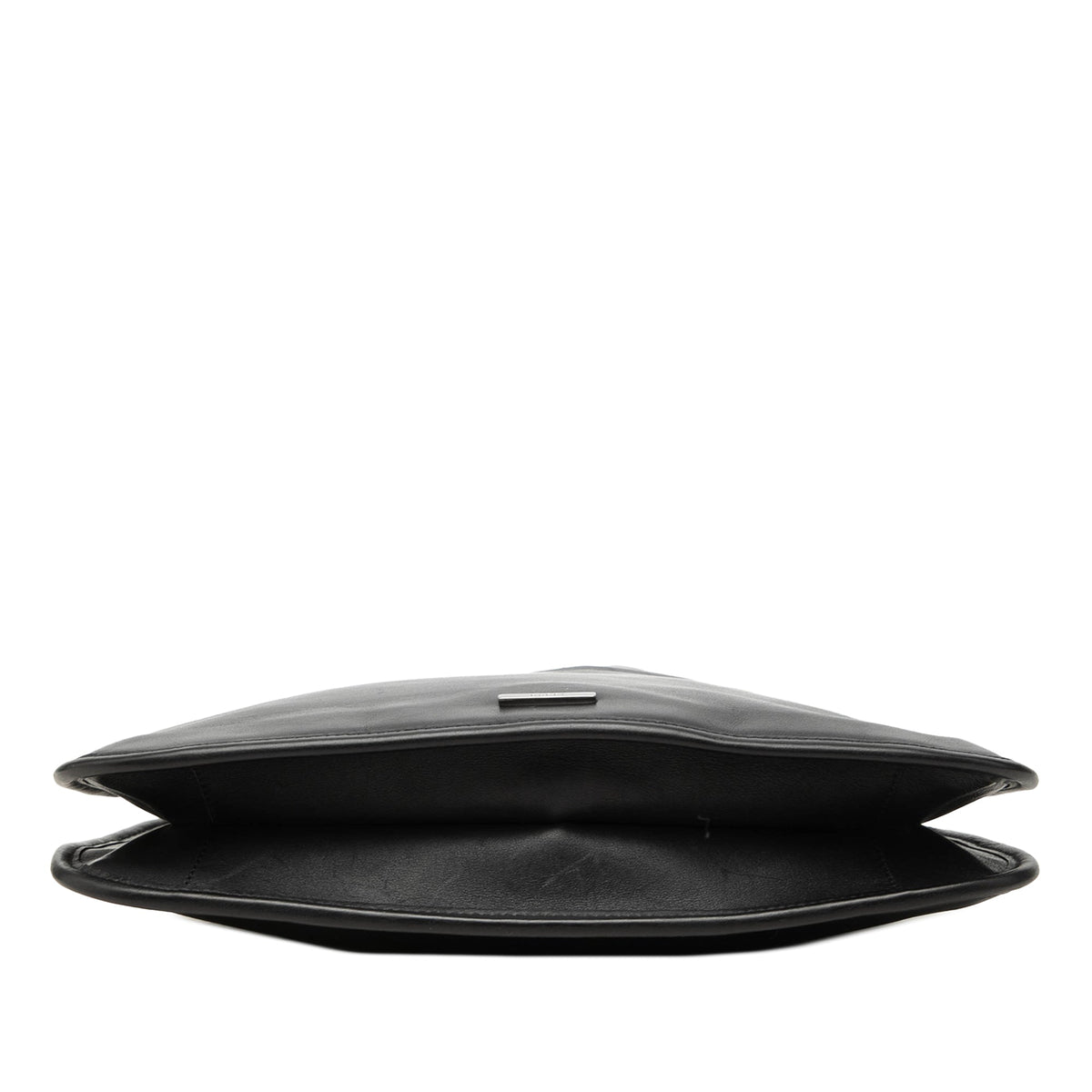 Gucci Calfskin Web Shoulder Bag — Black