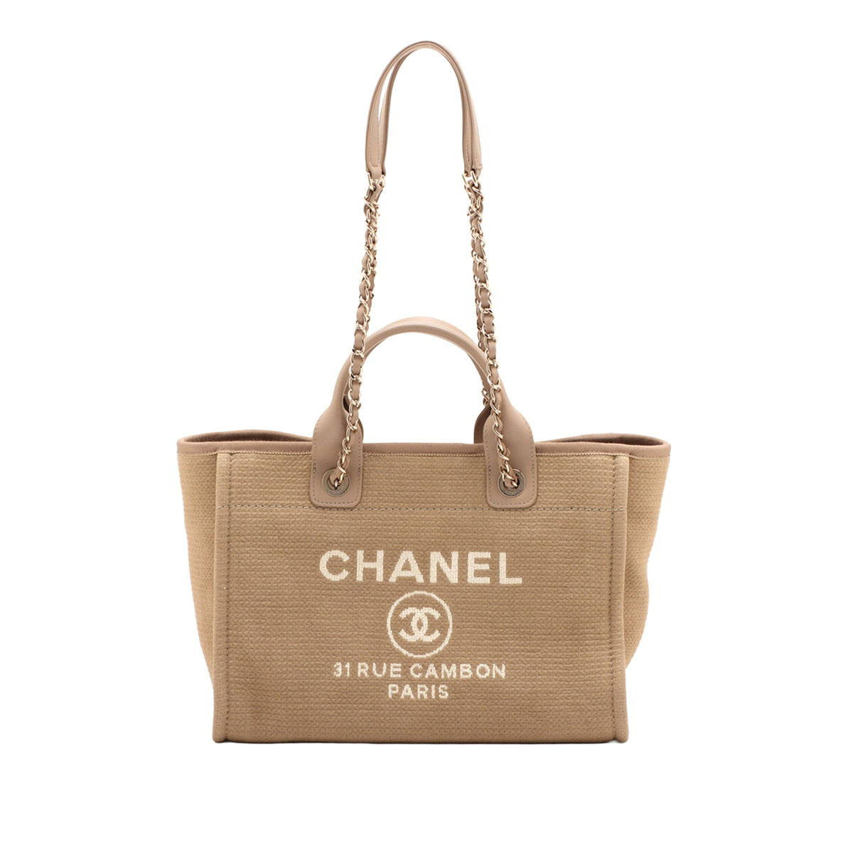 Chanel Medium Canavs Deauville Tote