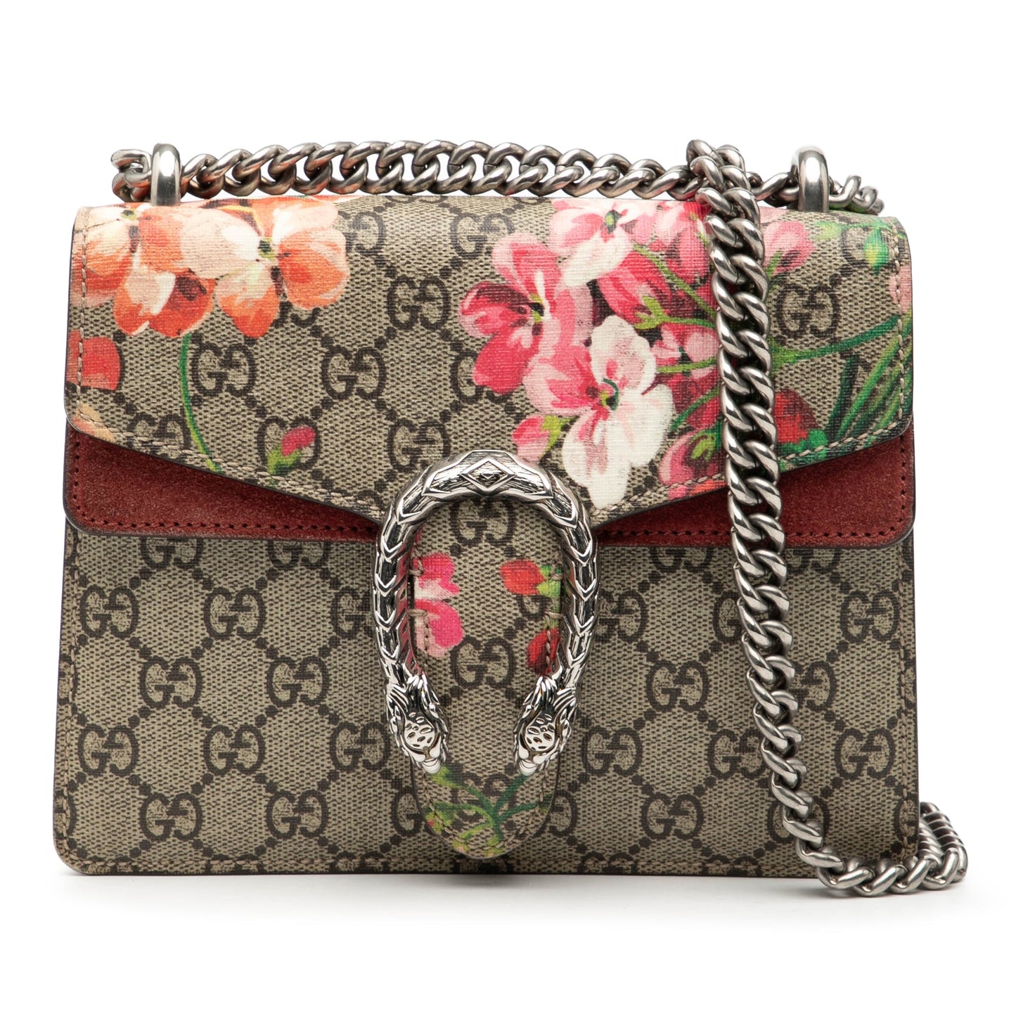 Gucci Small GG Supreme Blooms Dionysus Crossbody