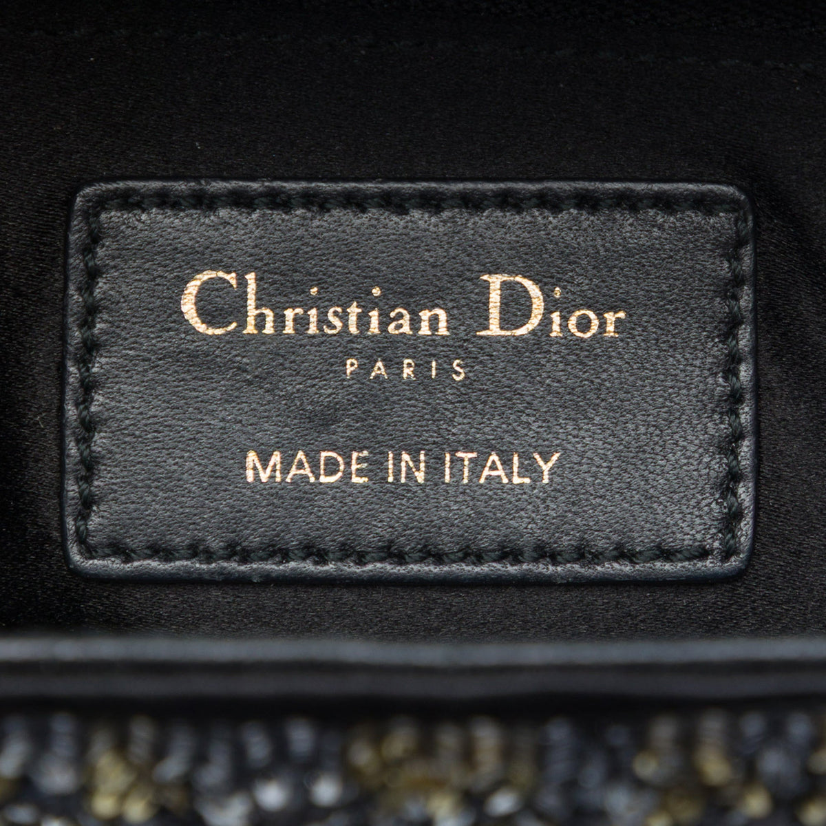 Dior Mini Satin Sequin Embellished Lady Dior