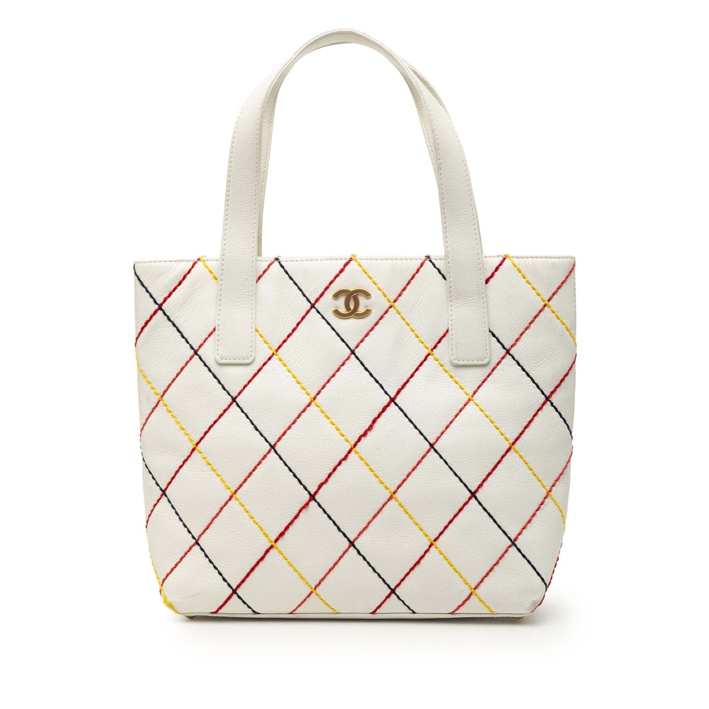 Chanel CC Wild Stitch Calfskin Handbag
