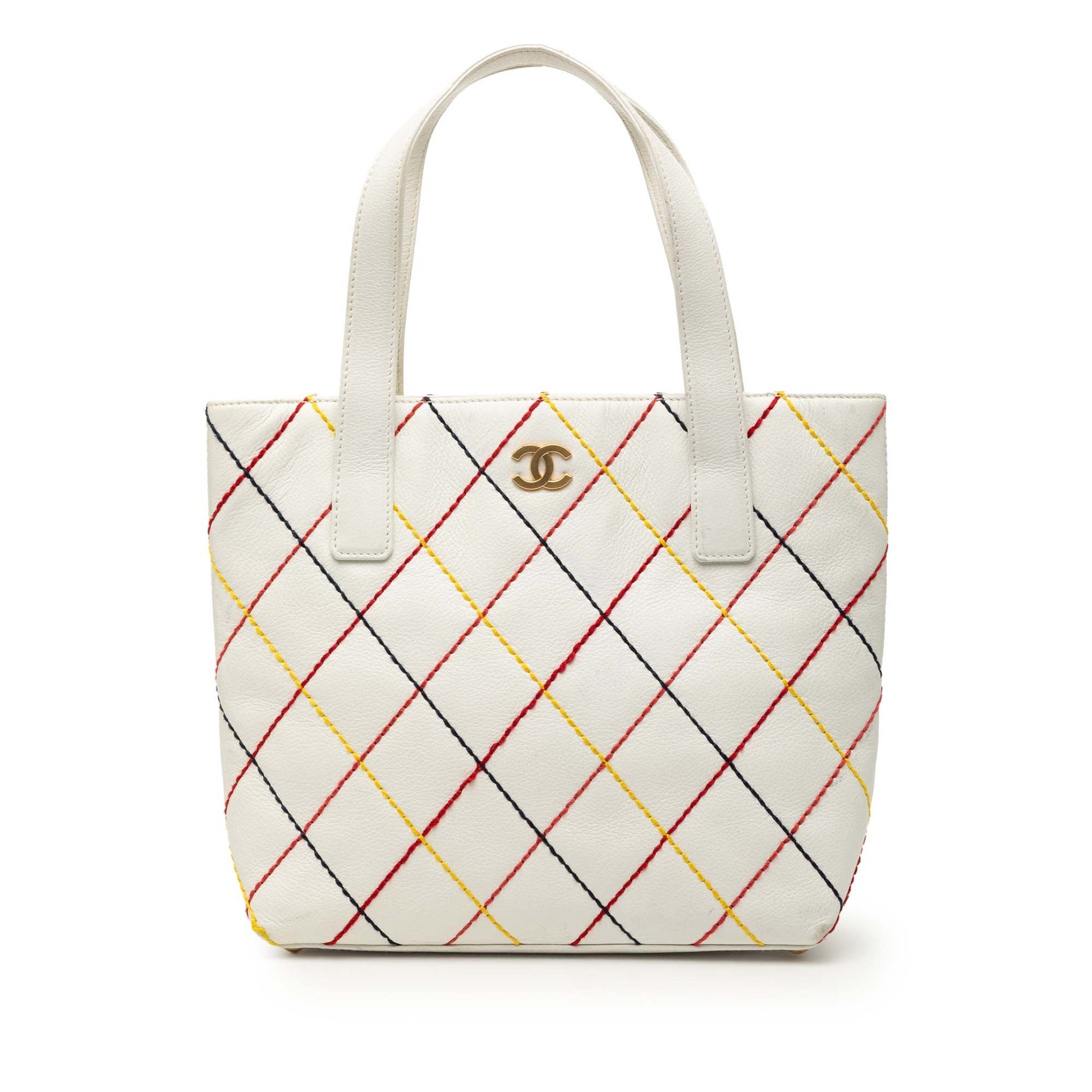 Chanel CC Wild Stitch Calfskin Handbag