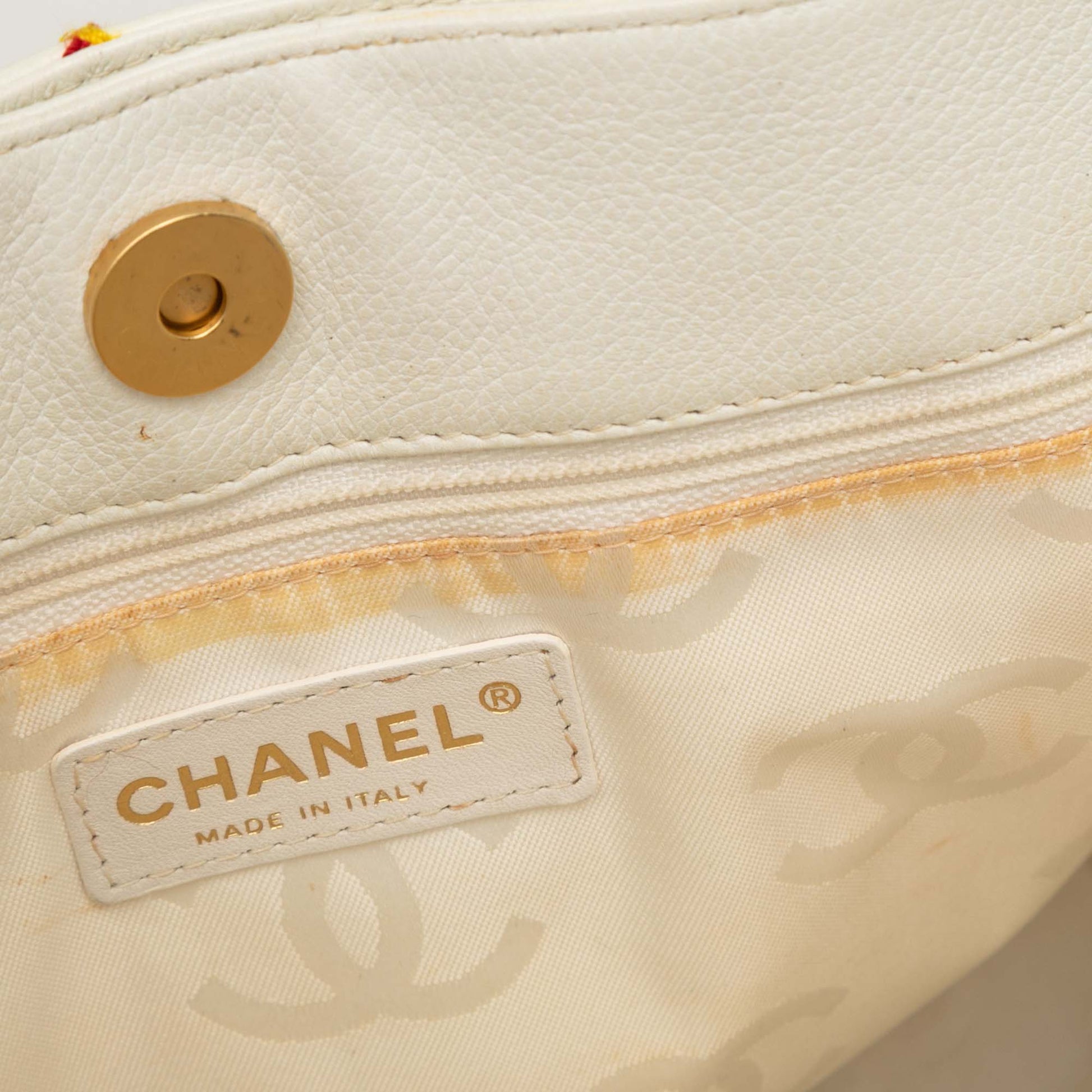Chanel CC Wild Stitch Calfskin Handbag