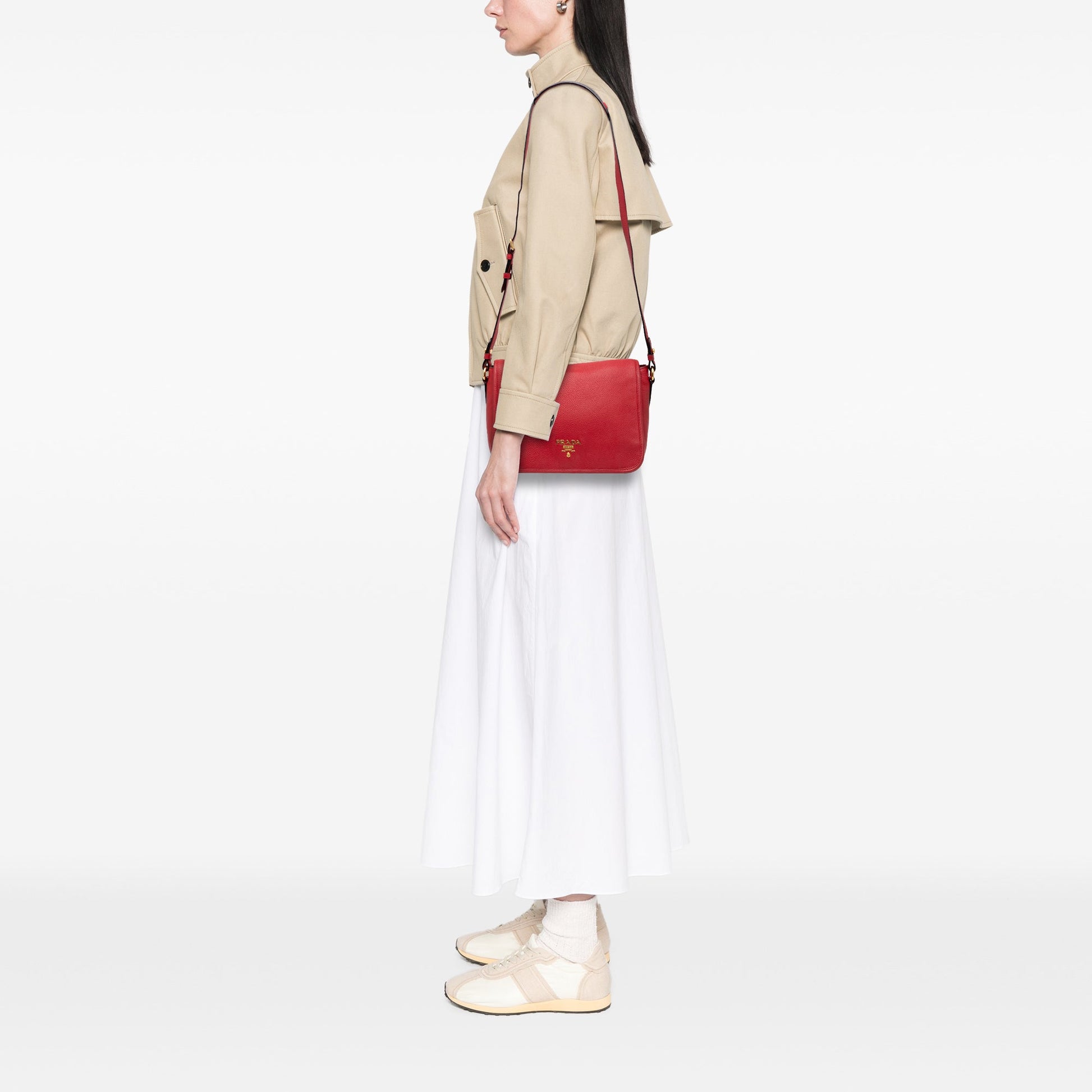 Prada Vitello Phenix Flap Crossbody