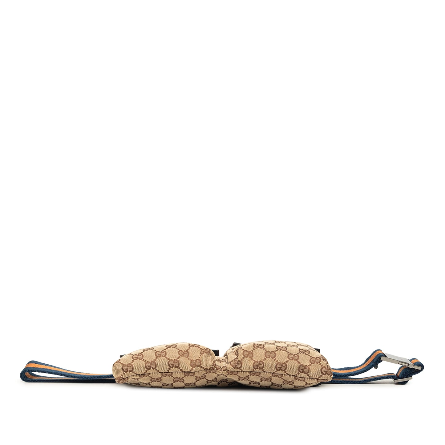 Gucci GG Canvas Web Double Pocket Belt Bag