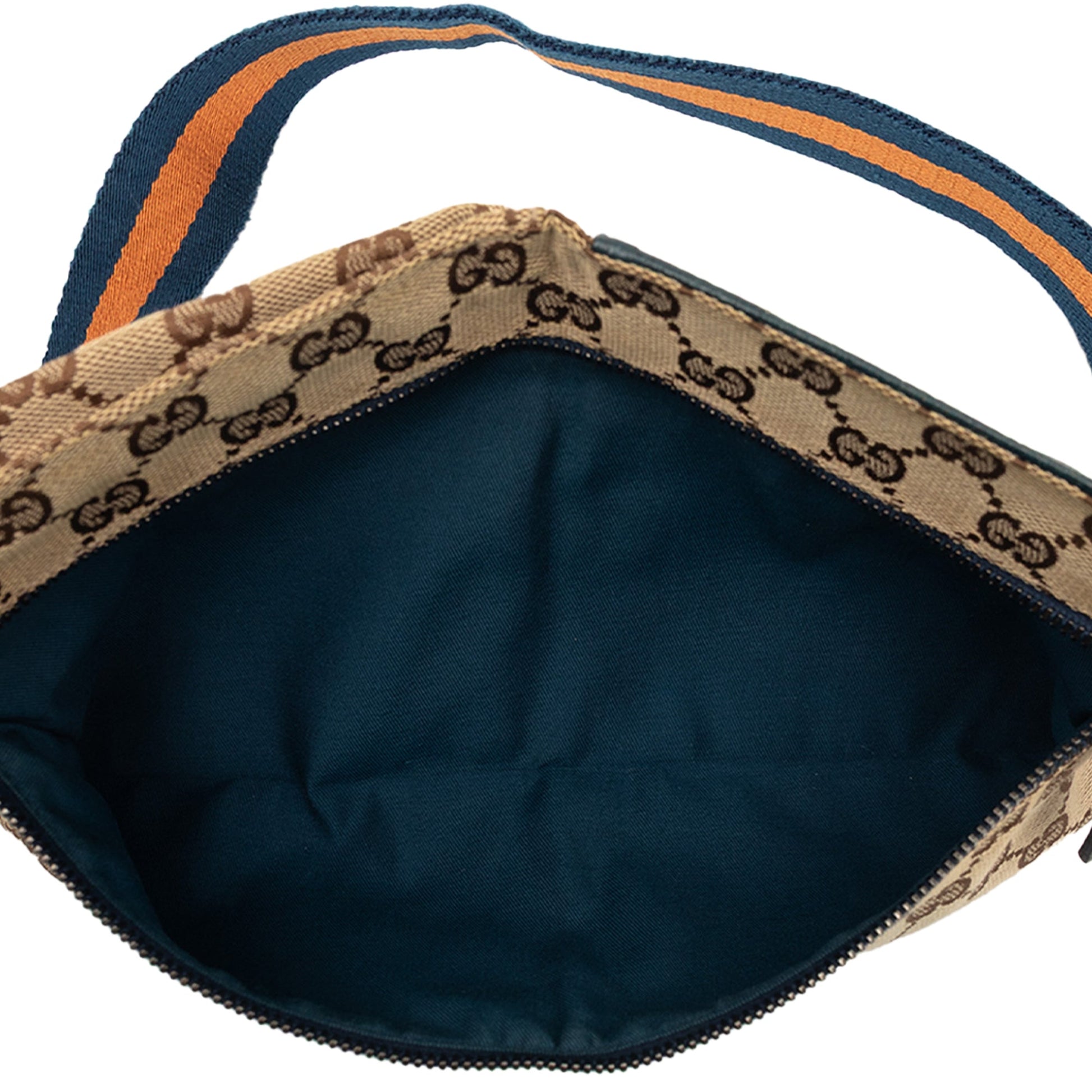 Gucci GG Canvas Web Double Pocket Belt Bag