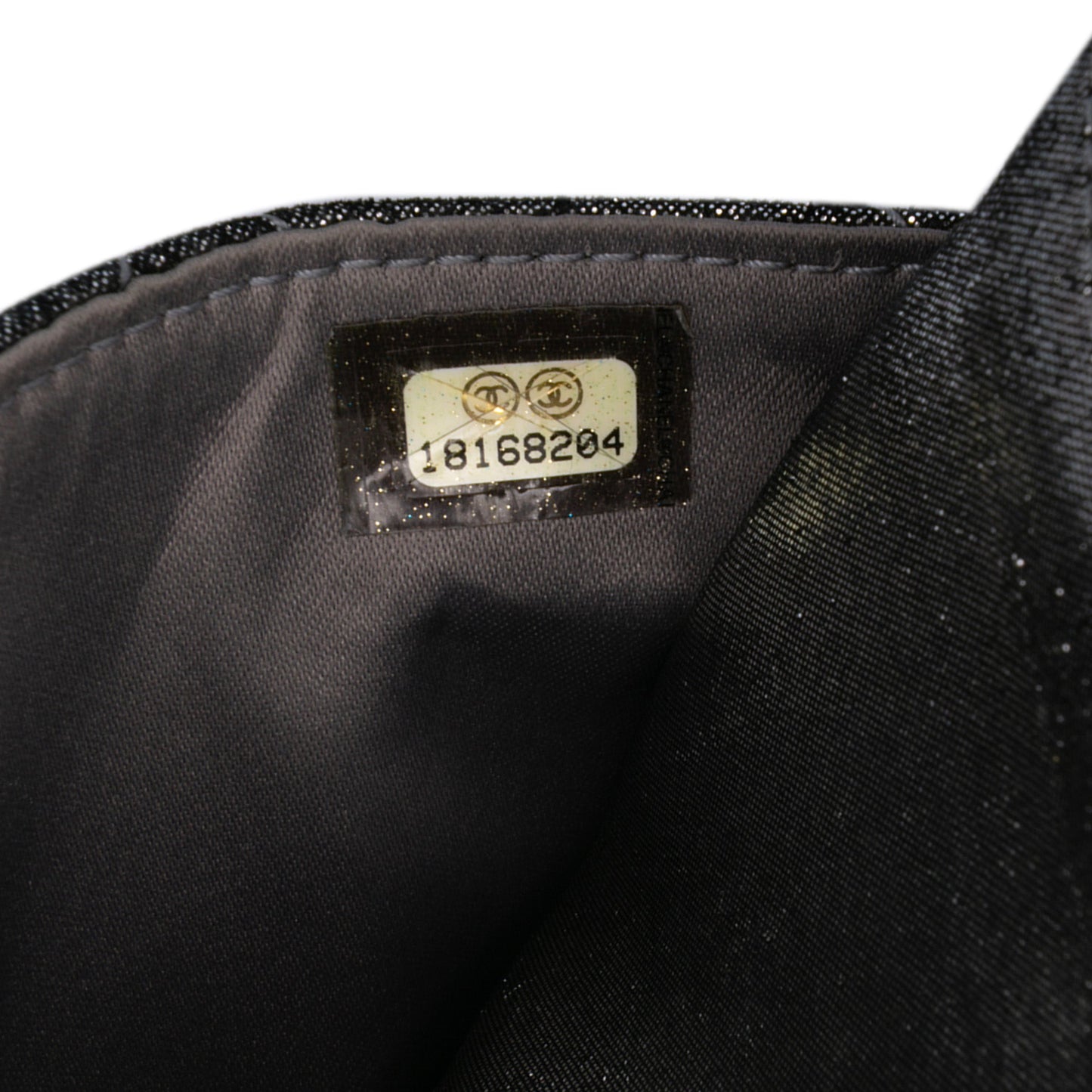 Chanel Quilted Iridescent Lambskin Tartan Button Wallet On Chain