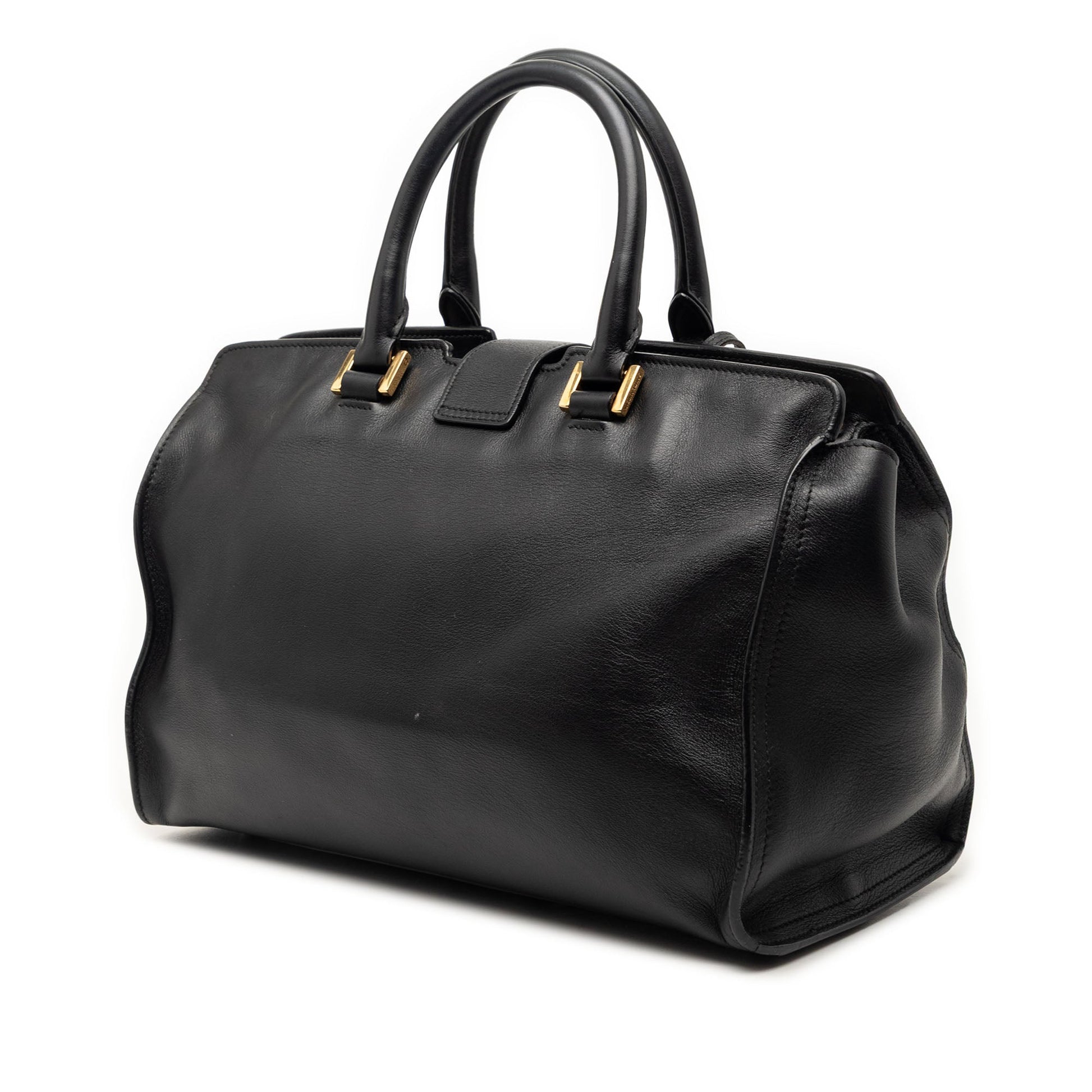 Saint Laurent Small Leather Cabas Chyc Satchel