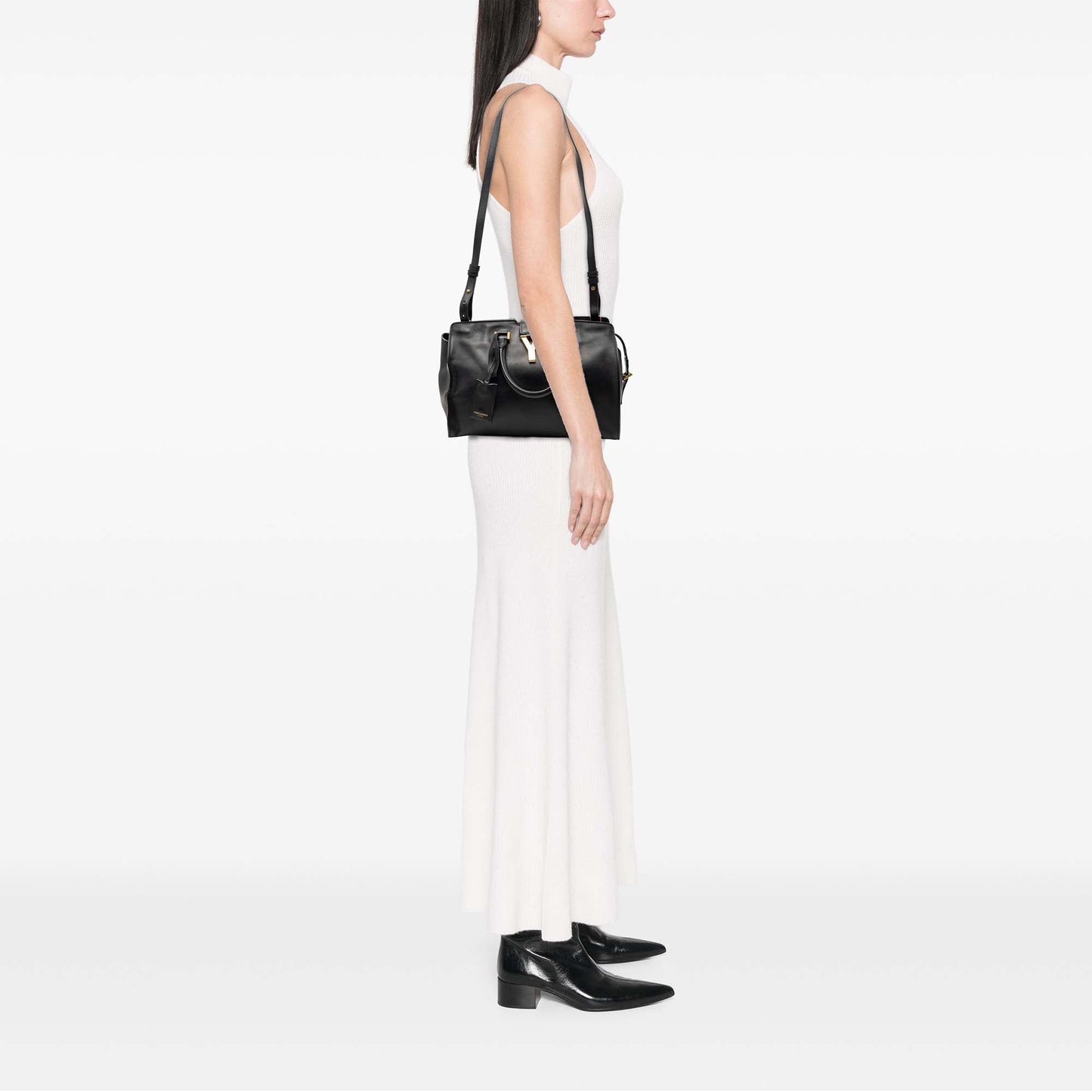 Saint Laurent Small Leather Cabas Chyc Satchel