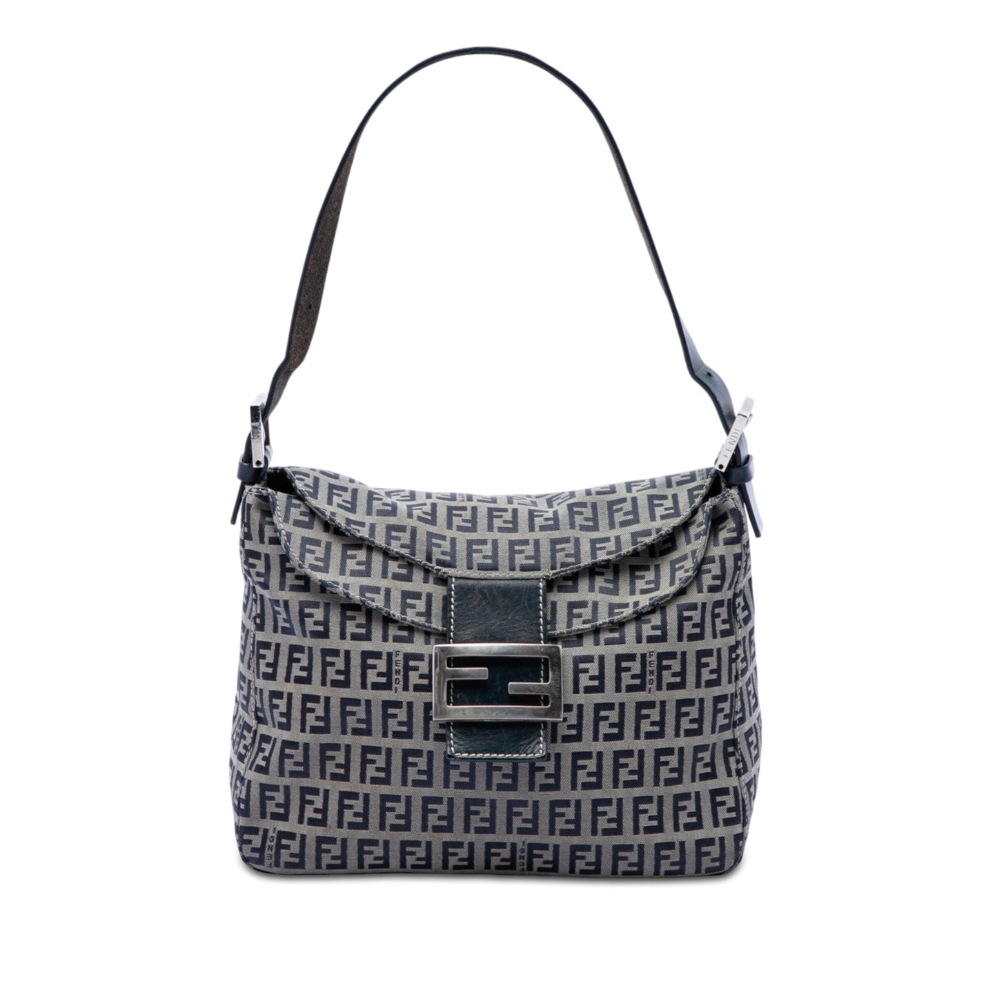 Fendi Zucchino  Canvas Double Flap Mamma
