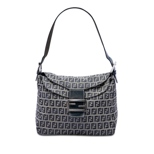 Fendi Zucchino  Canvas Double Flap Mamma