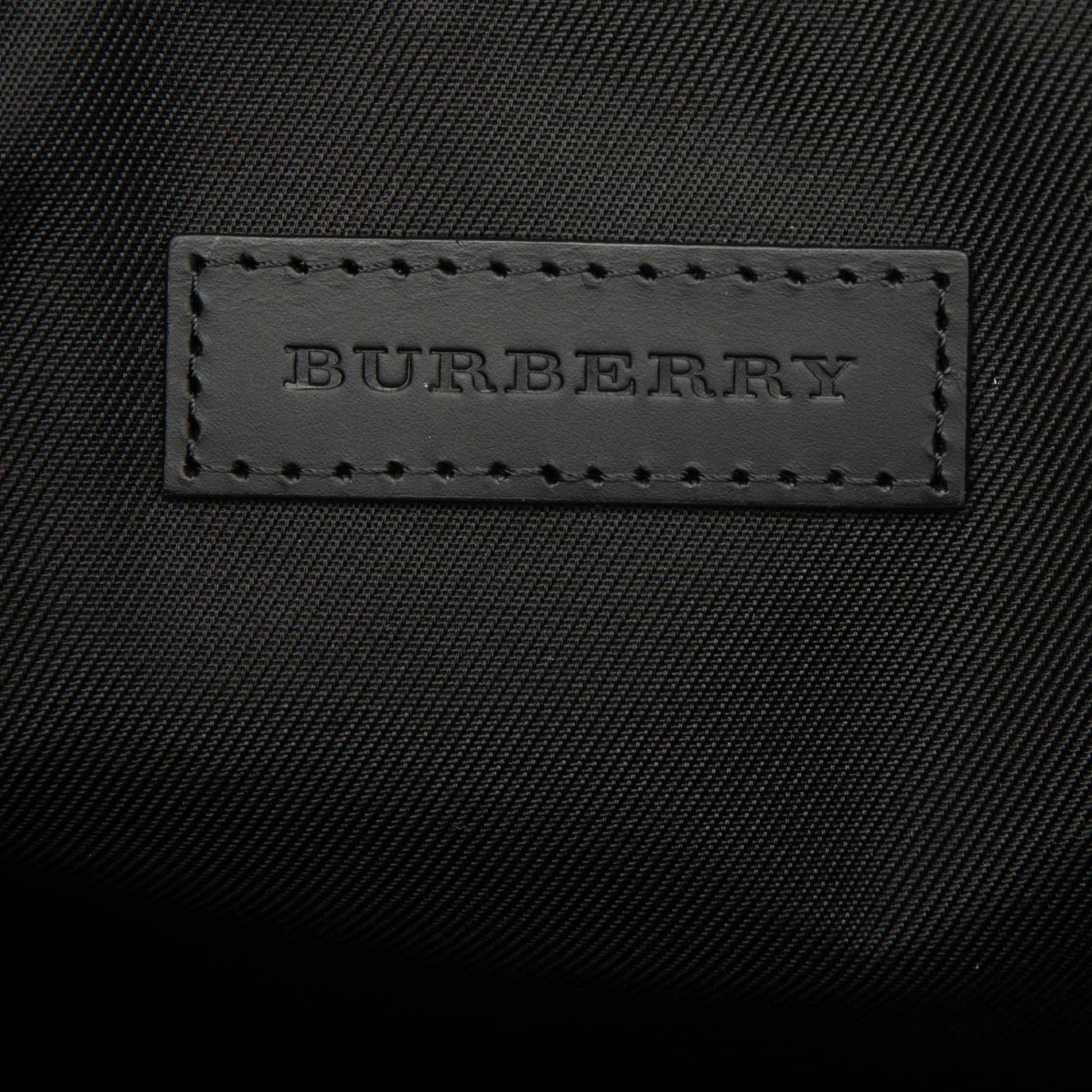 Burberry London Check Coated Canvas Kenneth Satchel