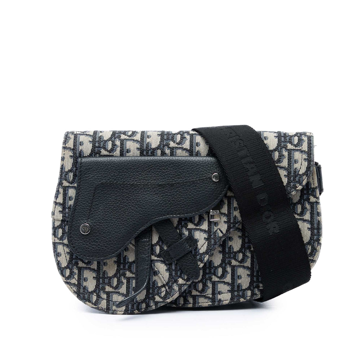 Dior Oblique Canvas Saddle Messenger Bag