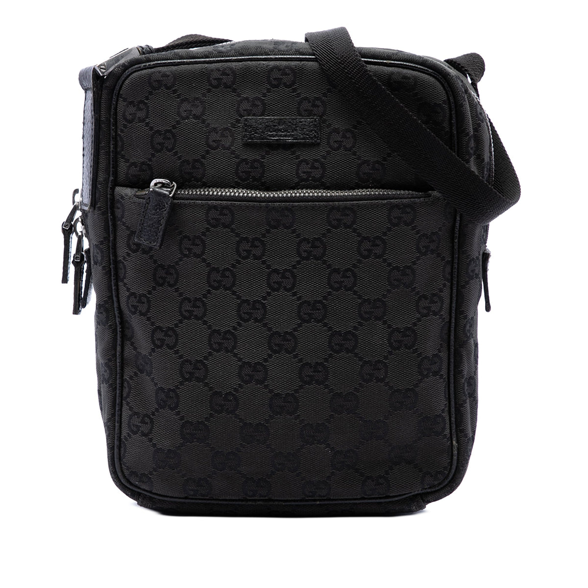Gucci GG Canvas Crossbody — Black