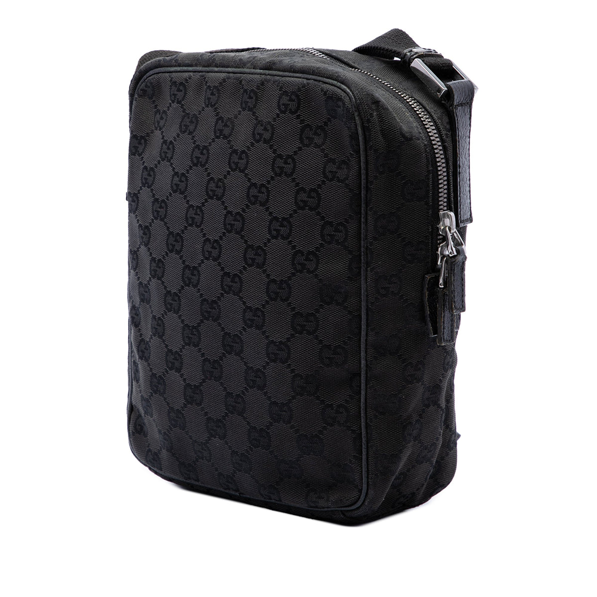 Gucci GG Canvas Crossbody — Black