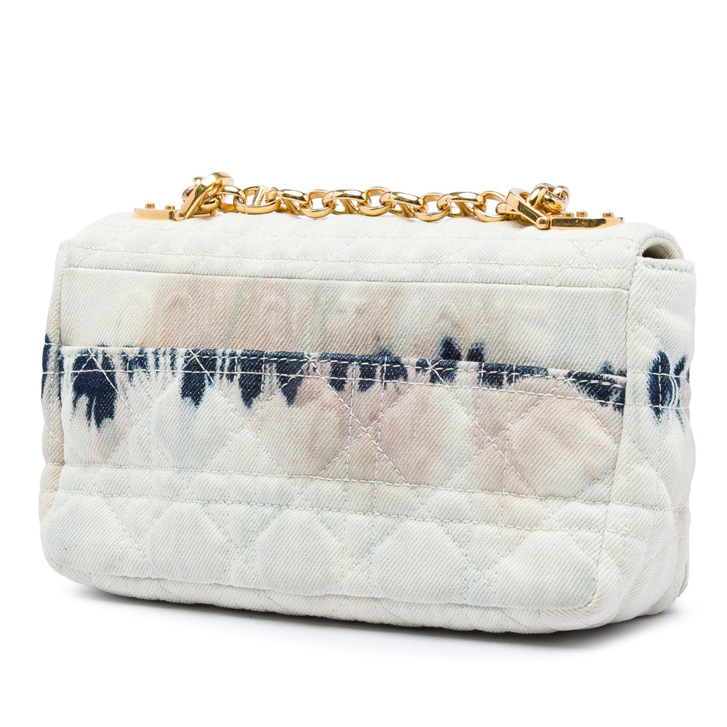 Dior Small Tie Dye Denim Caro Crossbody