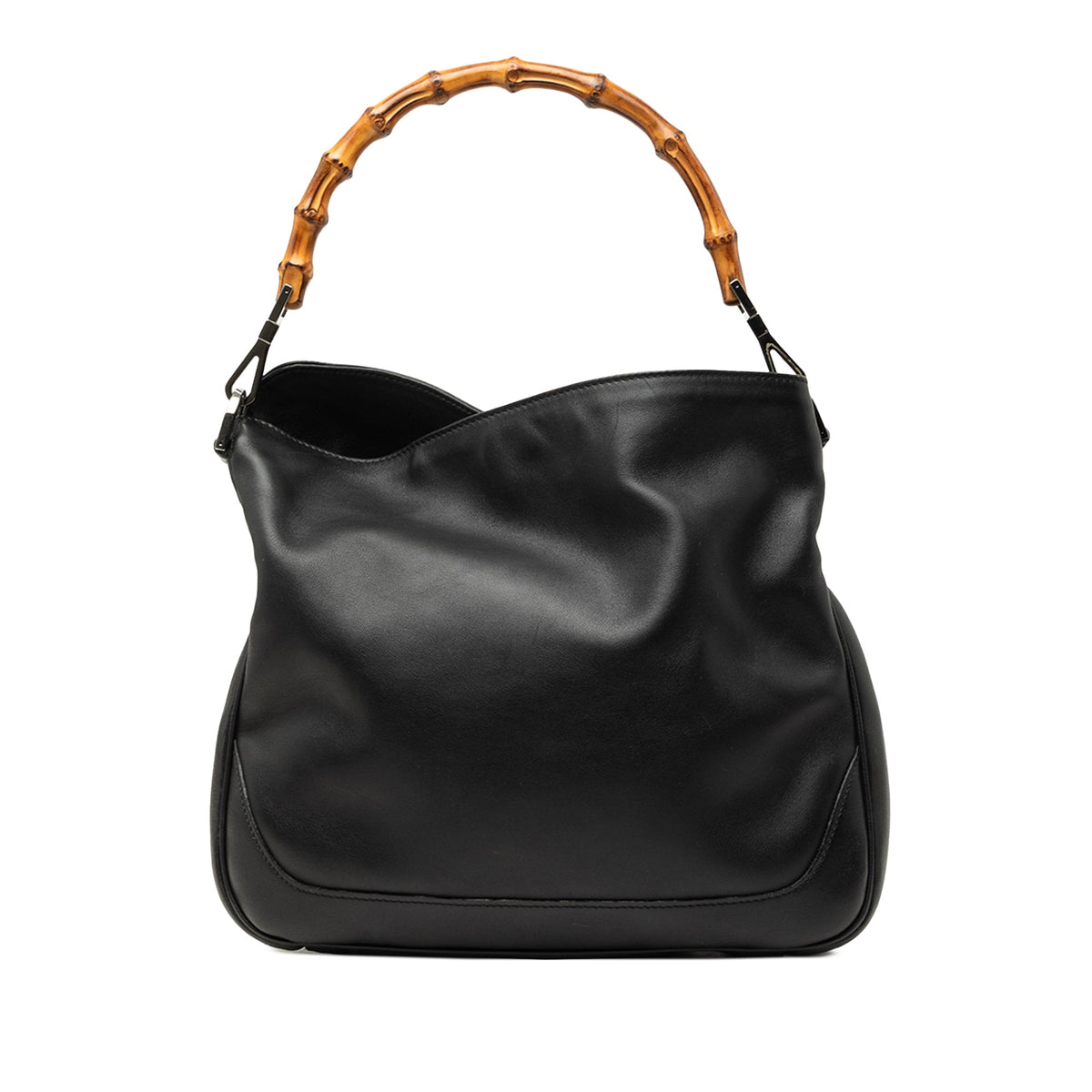 Gucci Calfskin Bamboo Web Satchel