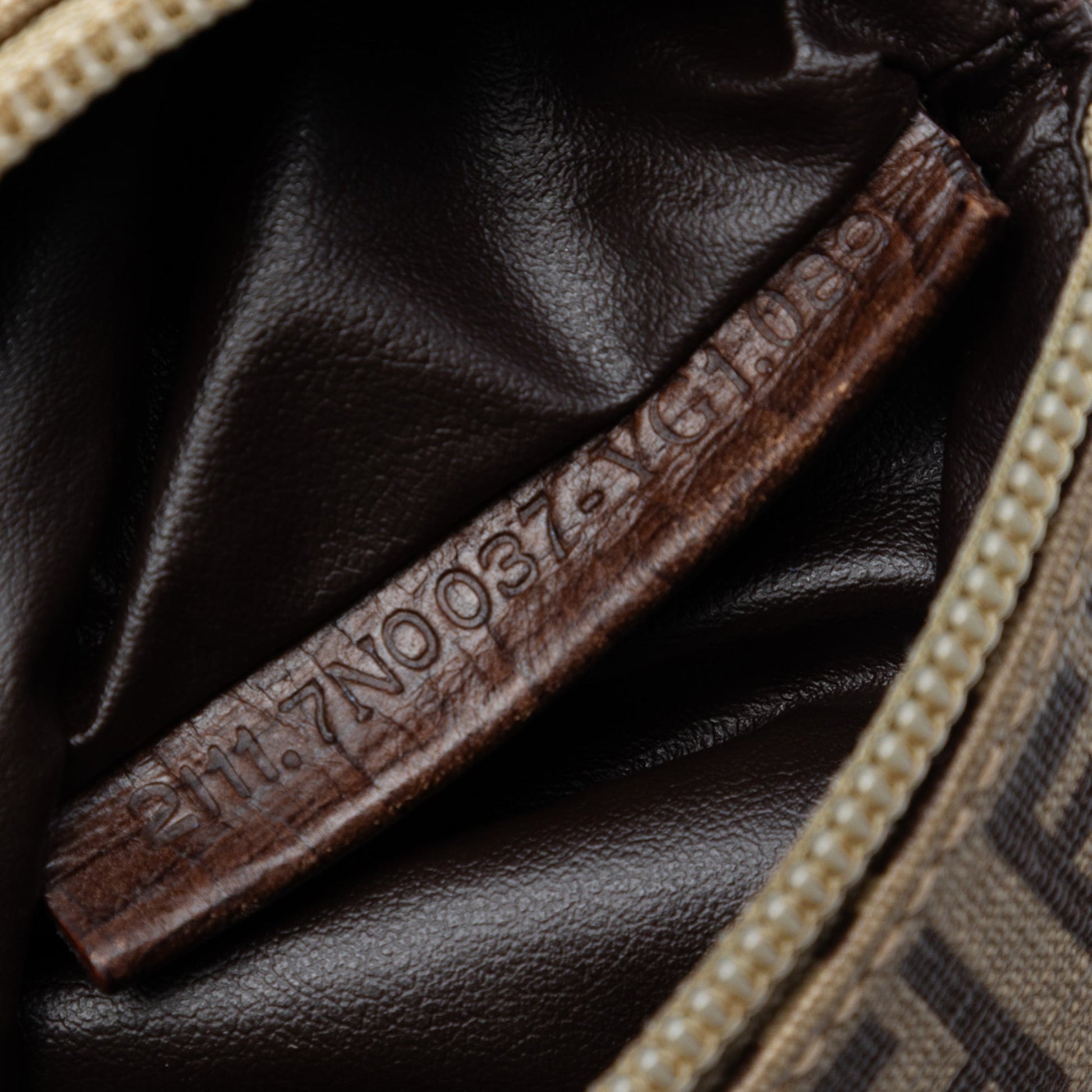 Fendi Zucca Canvas Pouch