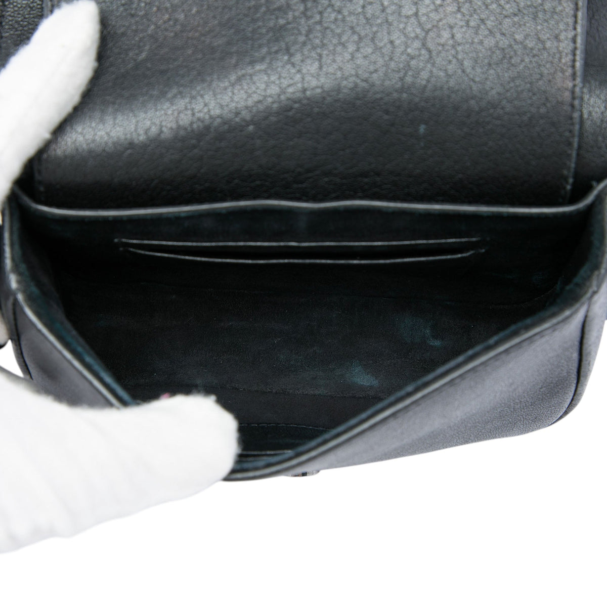 Saint Laurent Toy Lambskin Charlotte Crossbody — Black