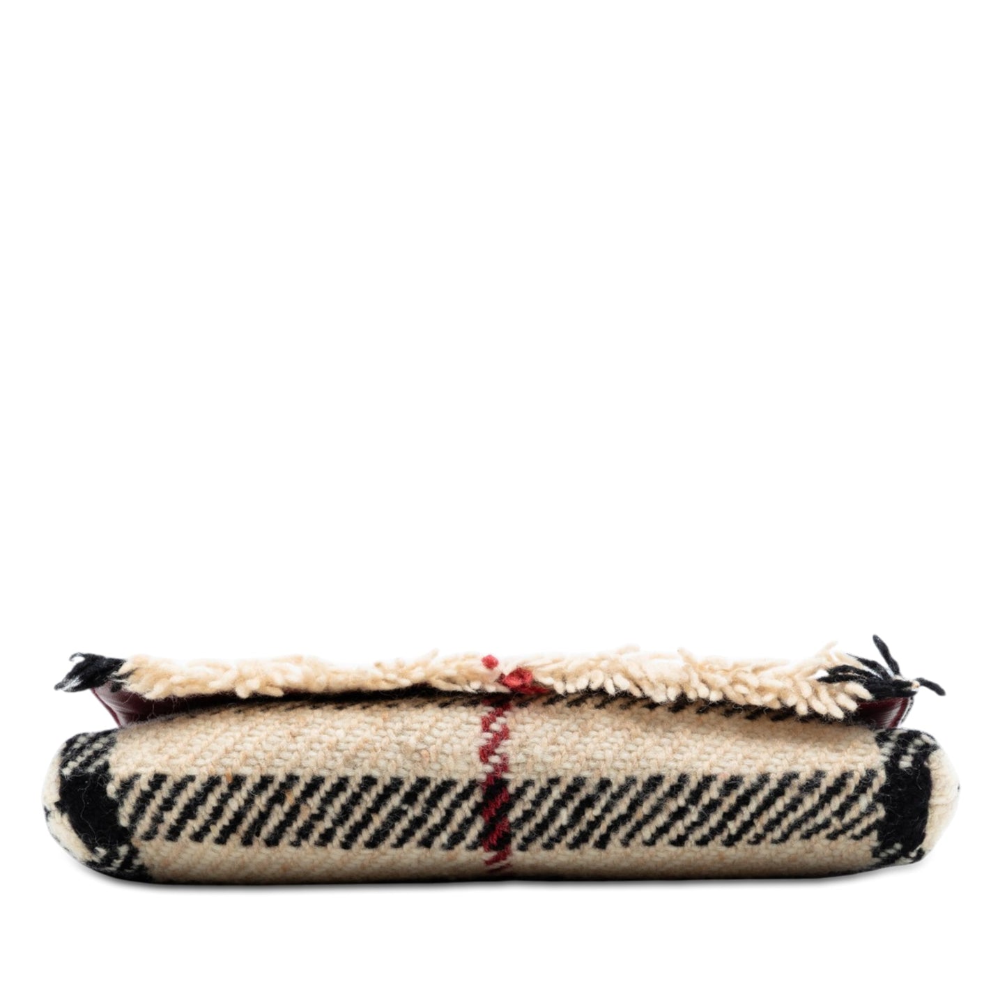 Burberry Mega Check Wool Shoulder Bag