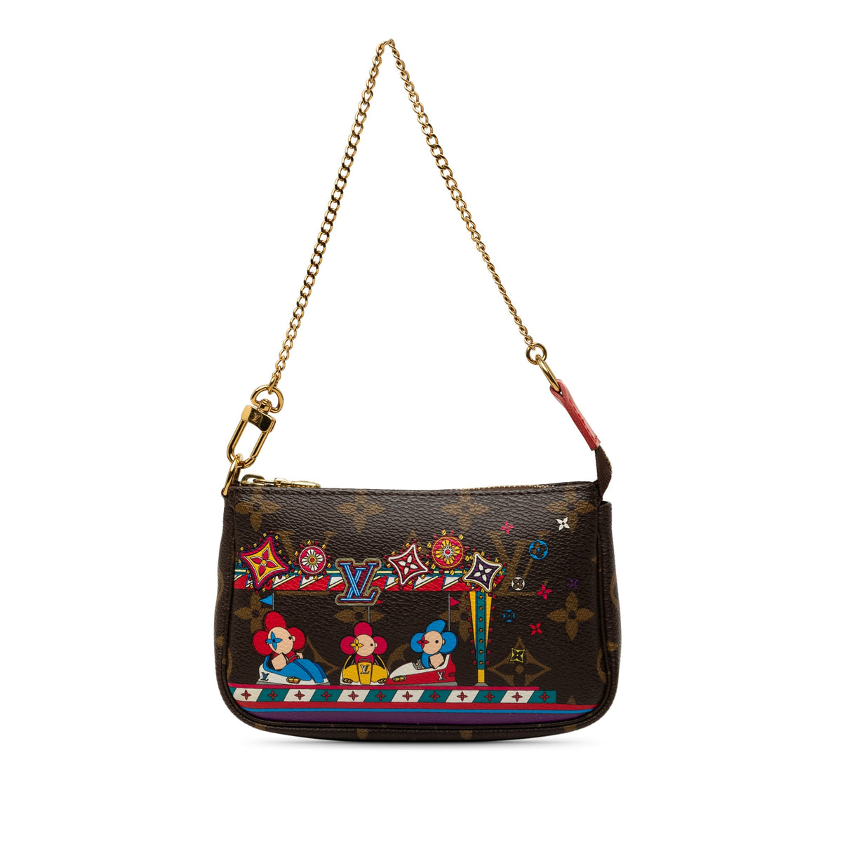 Louis Vuitton Monogram Vivienne Christmas Mini Pochette Accessoires