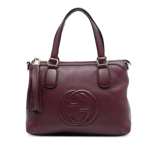 Gucci Small Leather Soho Working Satchel