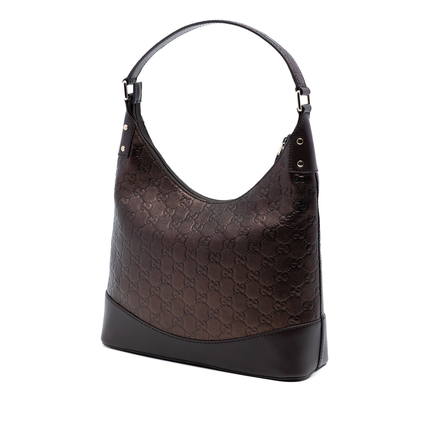 Metallic Guccissima Shoulder Bag