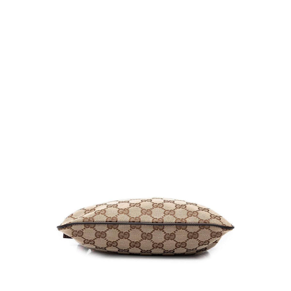 Gucci GG Canvas Web Crossbody — Beige
