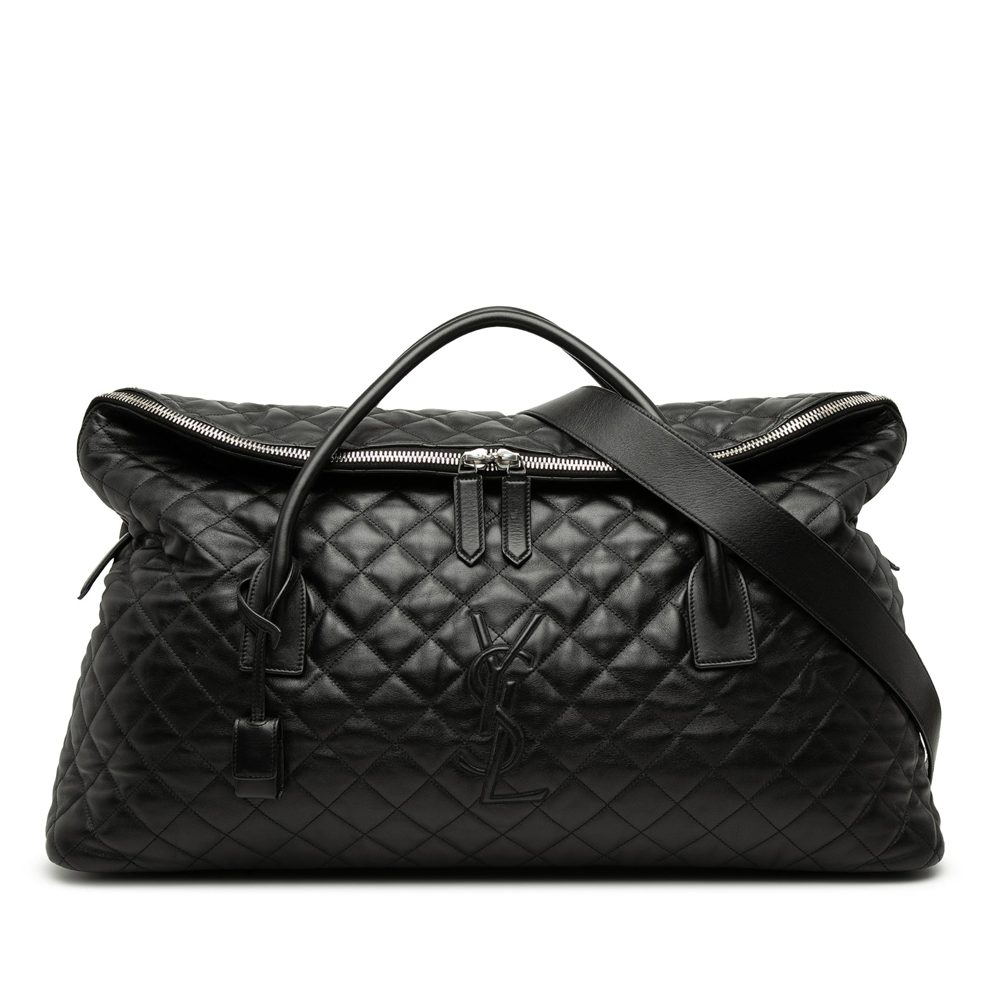 Saint Laurent Quilted Calfskin ES Giant Travel Bag