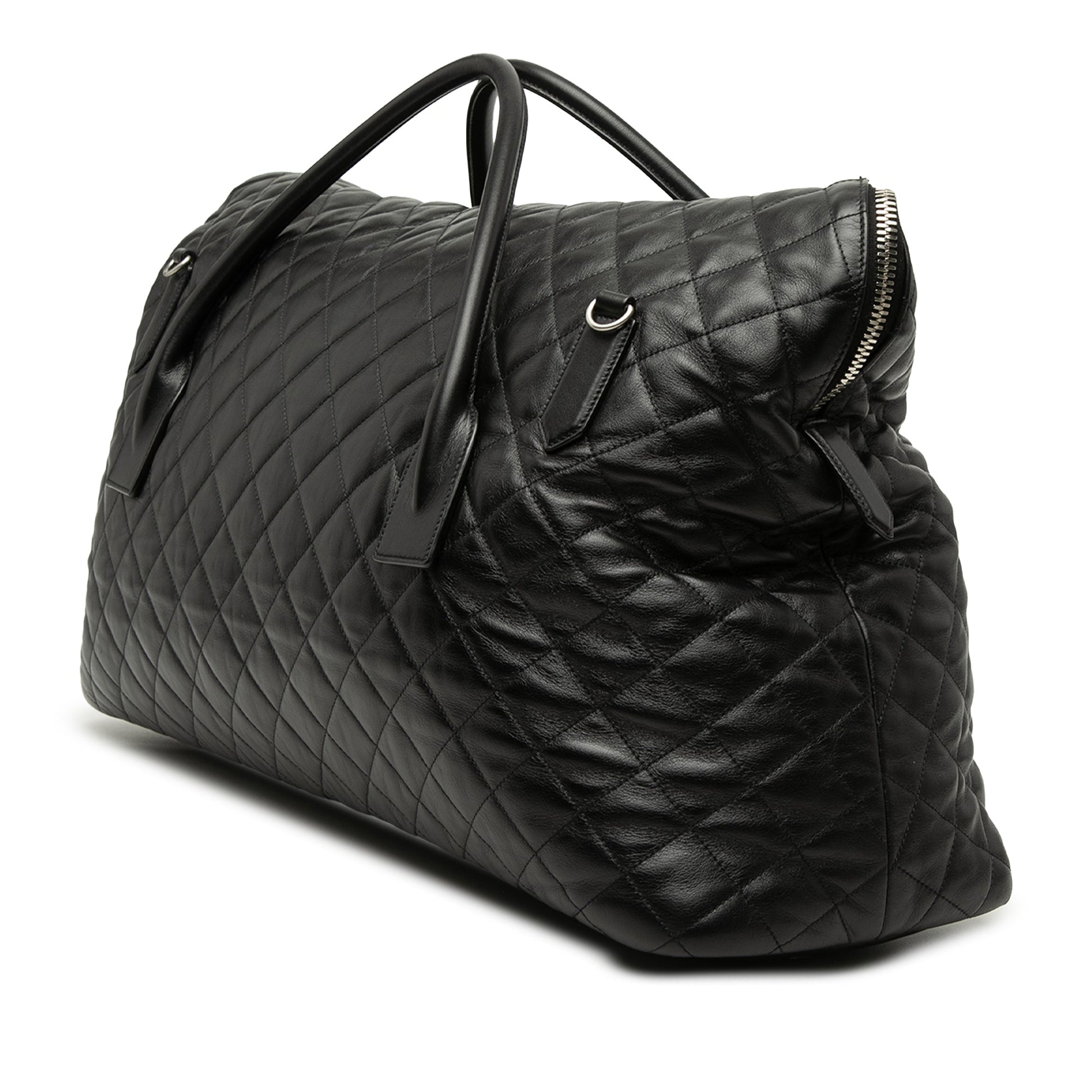 Saint Laurent Quilted Calfskin ES Giant Travel Bag