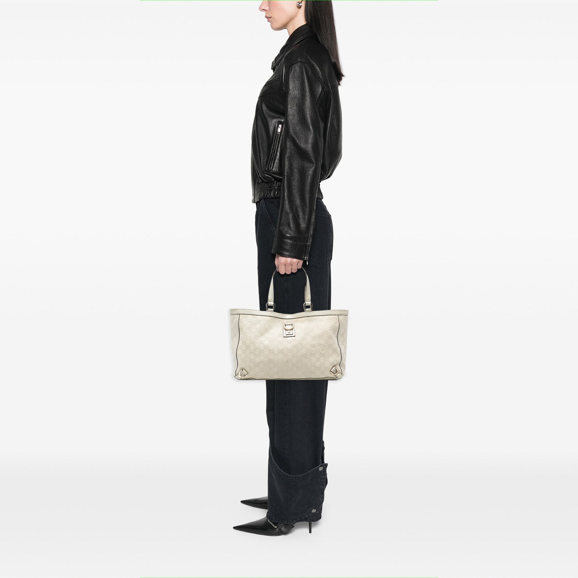 Gucci Guccissima Abbey D Ring Tote